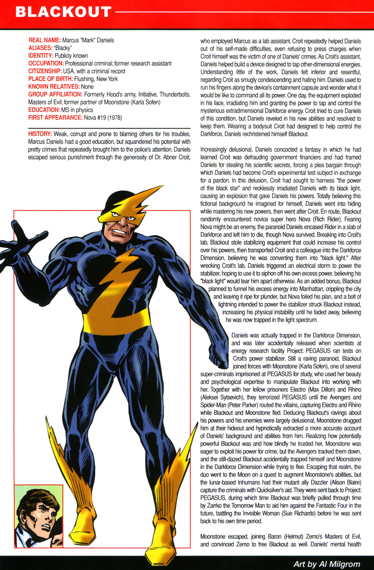 Read online Official Handbook of the Marvel Universe A To Z Update comic -  Issue #5 - 6