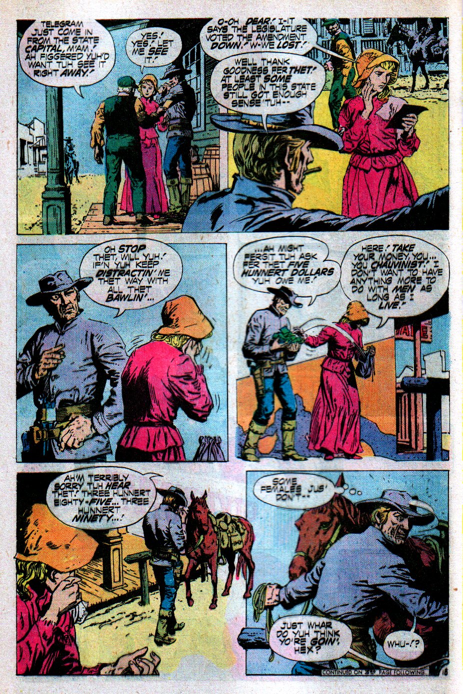 Read online Weird Western Tales (1972) comic -  Issue #27 - 19
