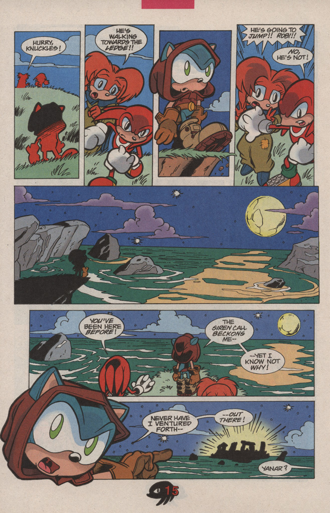 Read online Knuckles the Echidna comic -  Issue #12 - 22