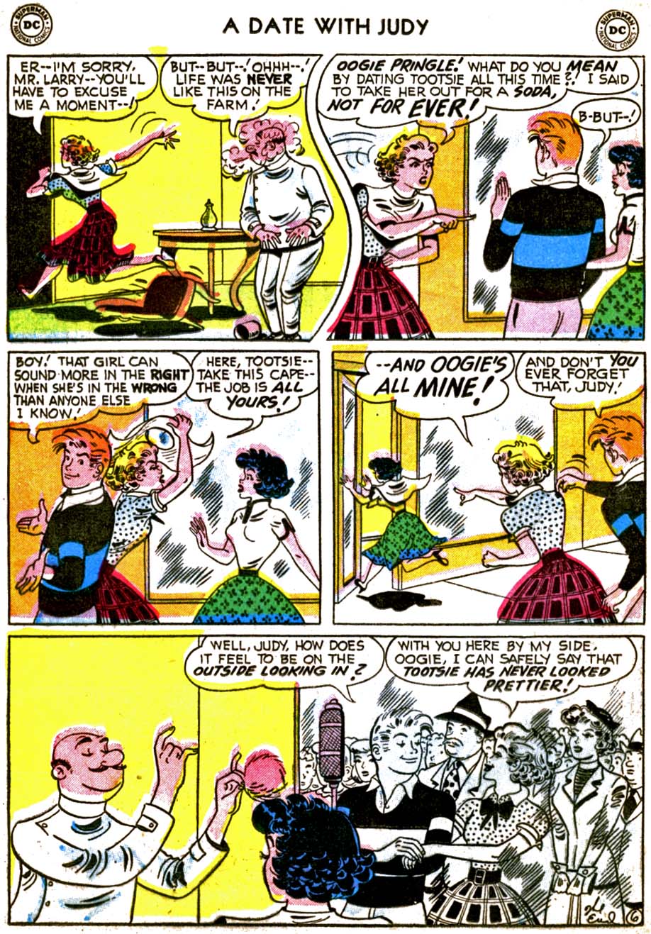 Read online A Date with Judy comic -  Issue #50 - 16