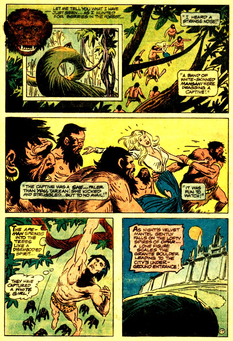 Read online Tarzan (1972) comic -  Issue #222 - 19