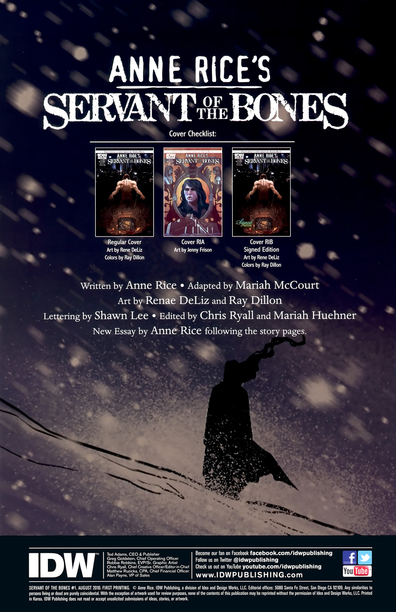 Read online Servant of the Bones comic -  Issue #1 - 2