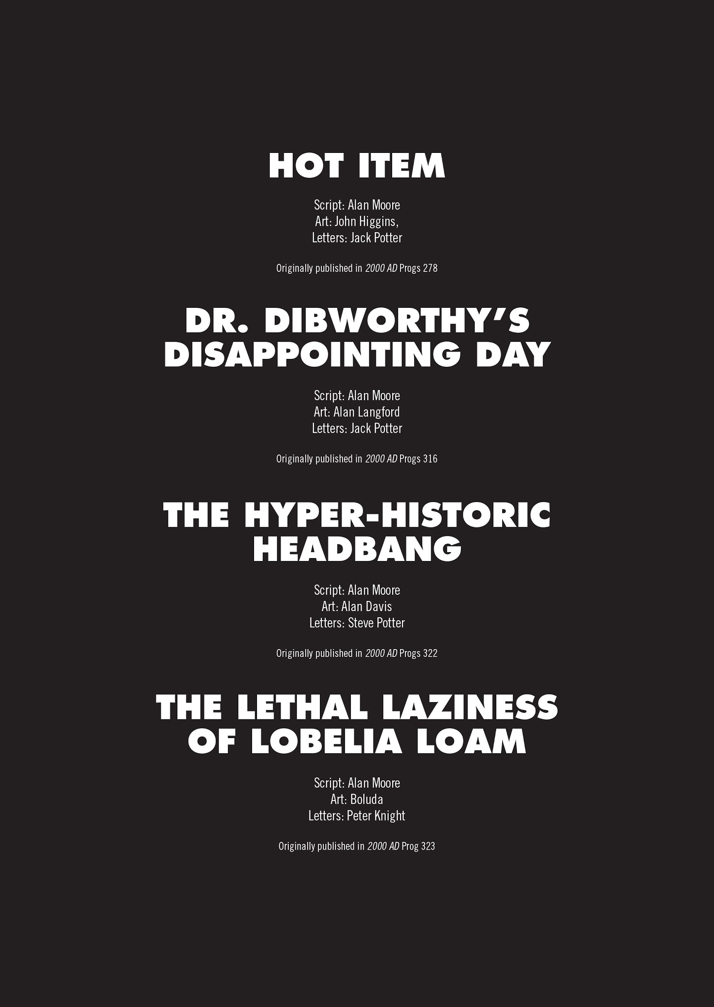 Read online The Complete Alan Moore Future Shocks comic -  Issue # TPB - 108