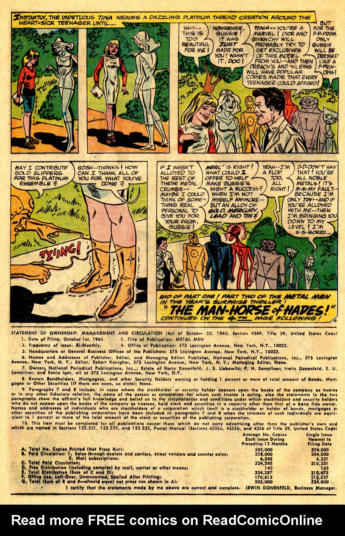 Read online Metal Men (1963) comic -  Issue #19 - 8