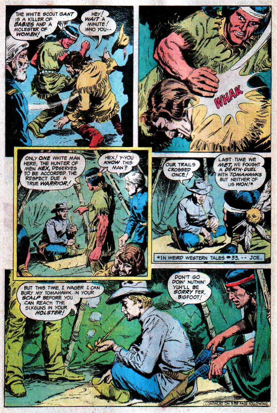 Read online Weird Western Tales (1972) comic -  Issue #36 - 9