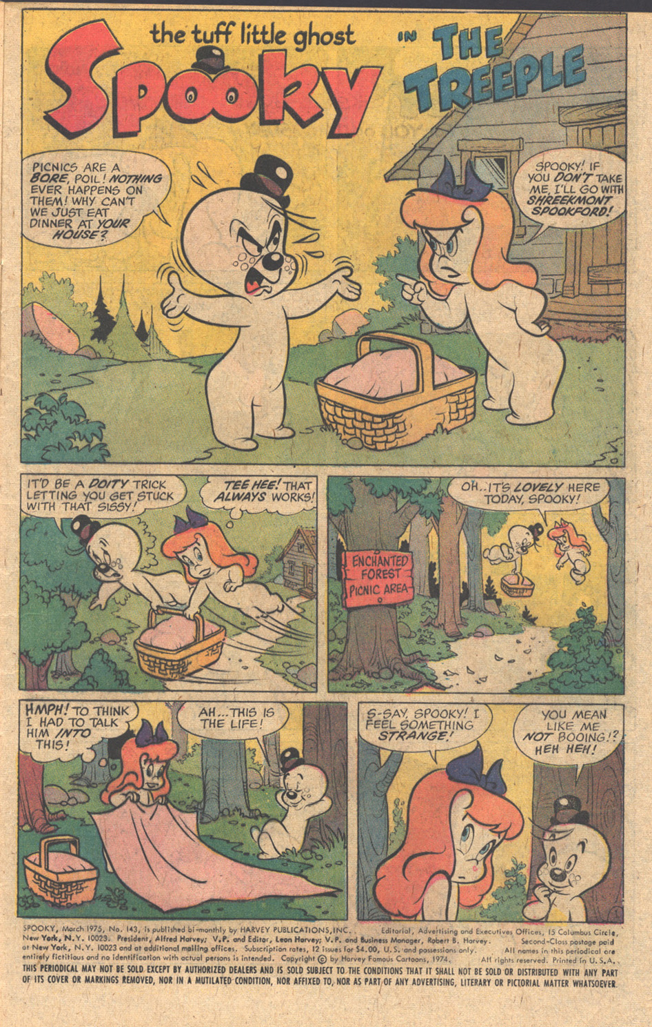 Read online Spooky comic -  Issue #143 - 5