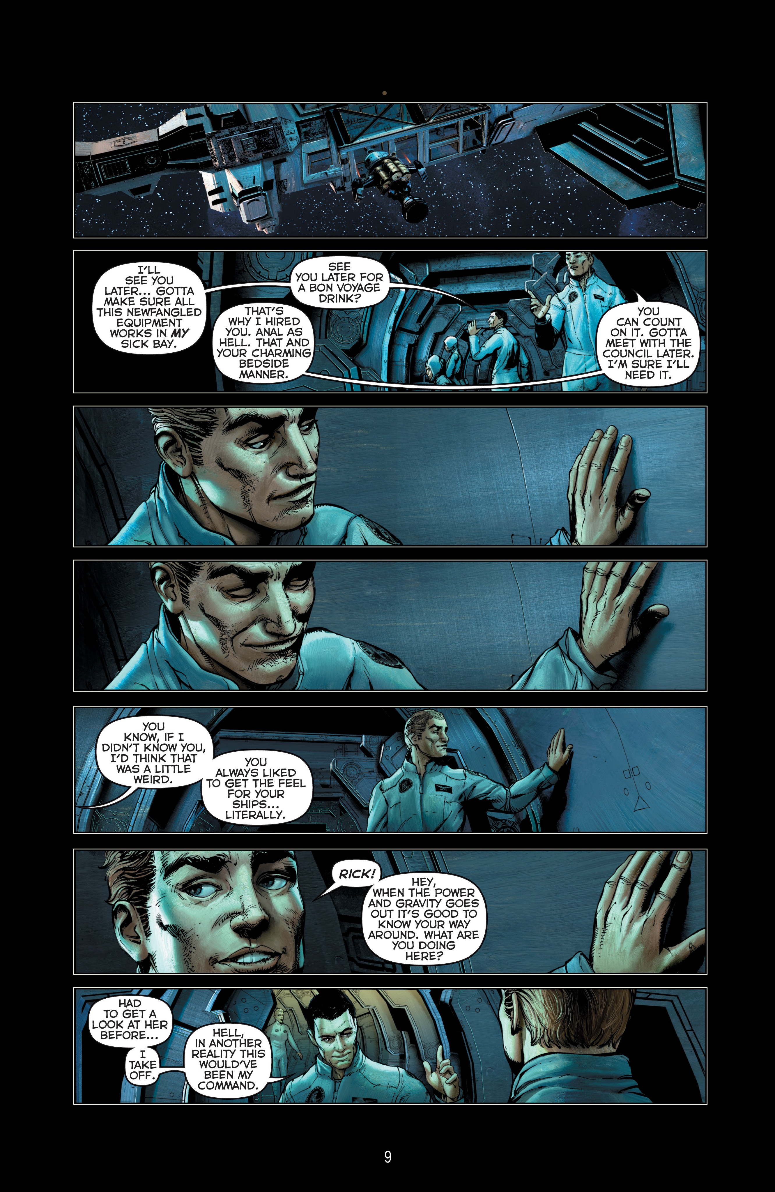 Read online Faster than Light comic -  Issue #1 - 11