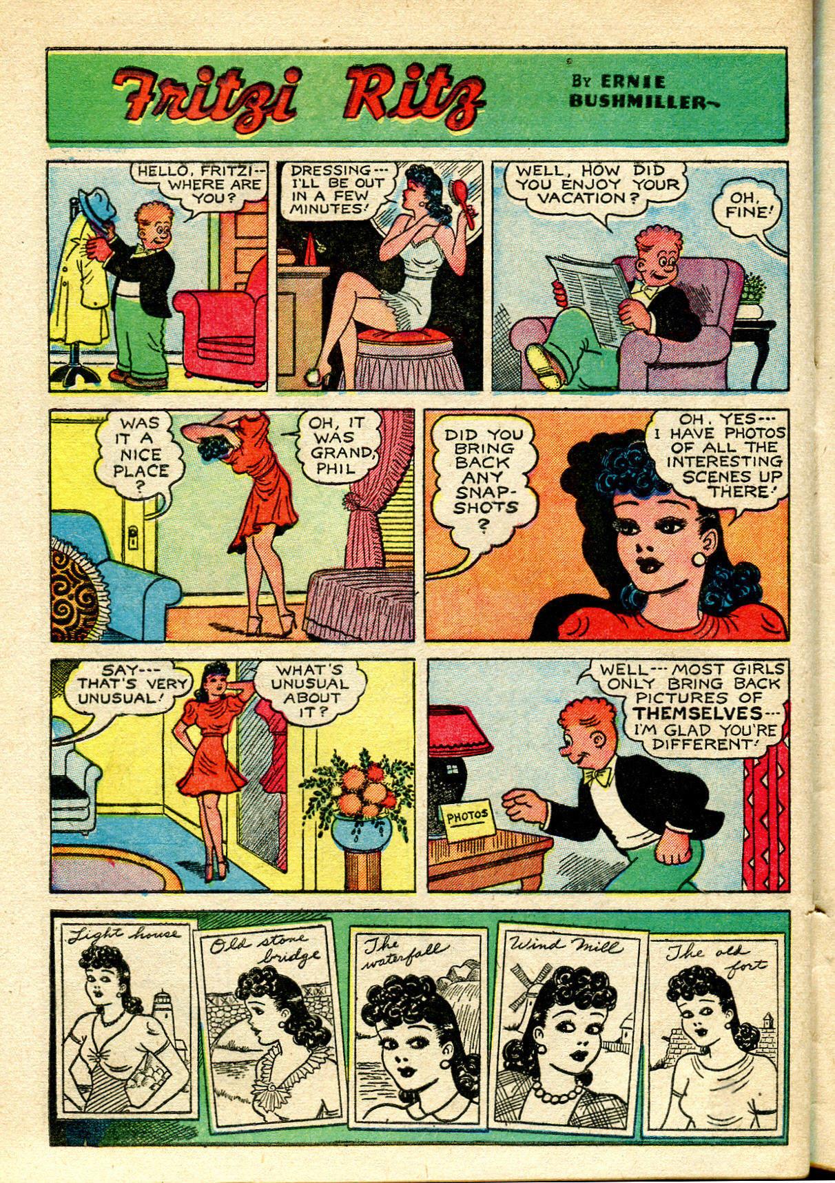 Read online Fritzi Ritz (1948) comic -  Issue #7 - 28