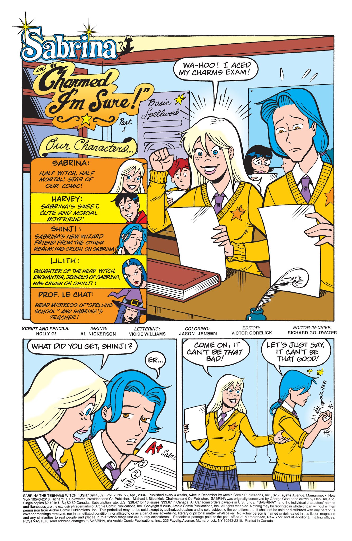 Read online Sabrina the Teenage Witch (2000) comic -  Issue #55 - 2