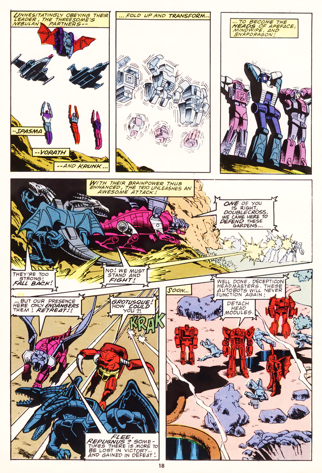 Read online The Transformers (UK) comic -  Issue #142 - 16