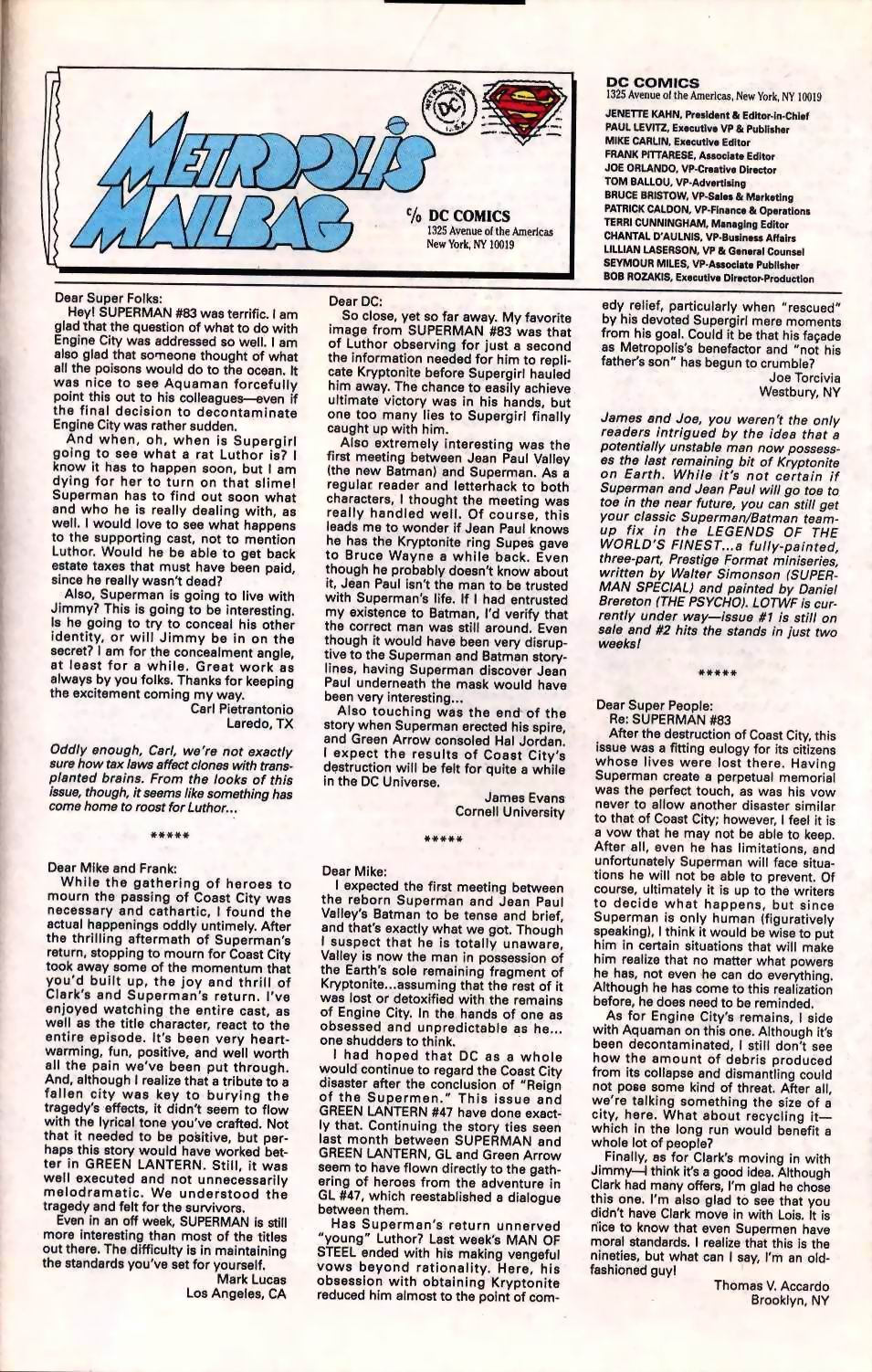 Read online Superman (1987) comic -  Issue #87 - 24