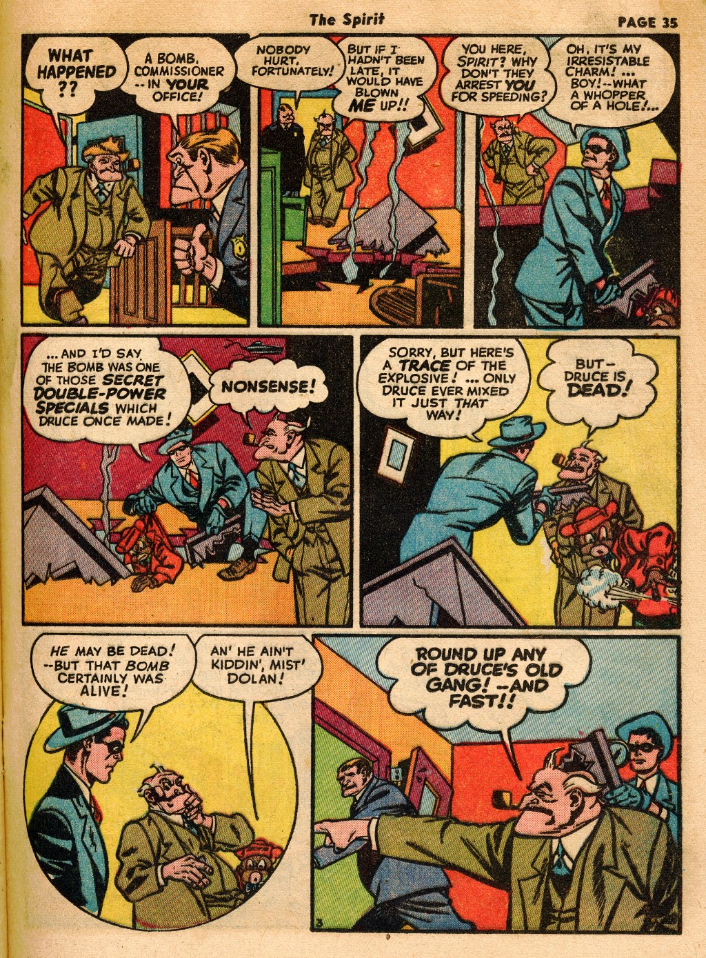 Read online The Spirit (1944) comic -  Issue #2 - 37