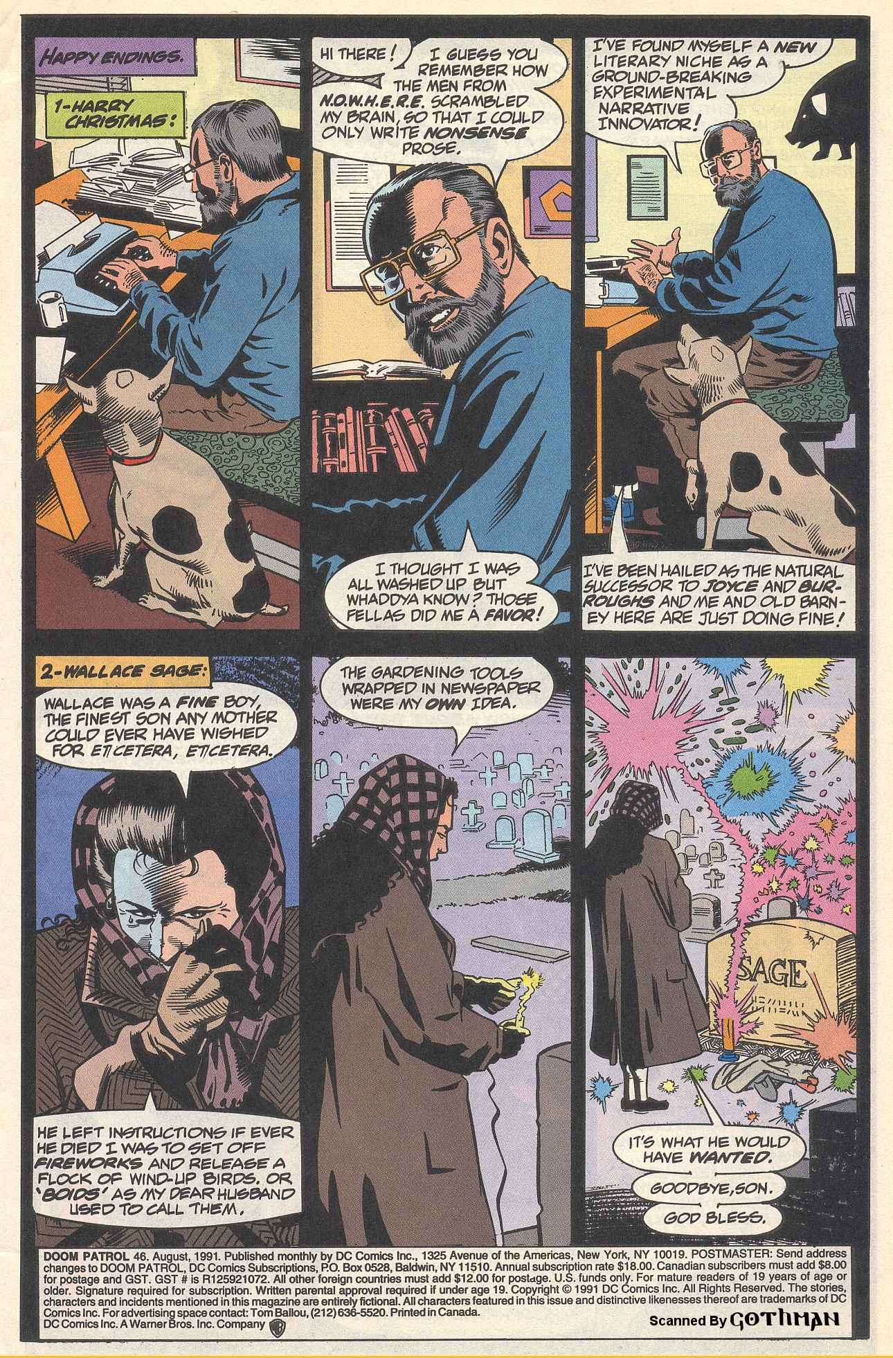 Read online Doom Patrol (1987) comic -  Issue #46 - 2