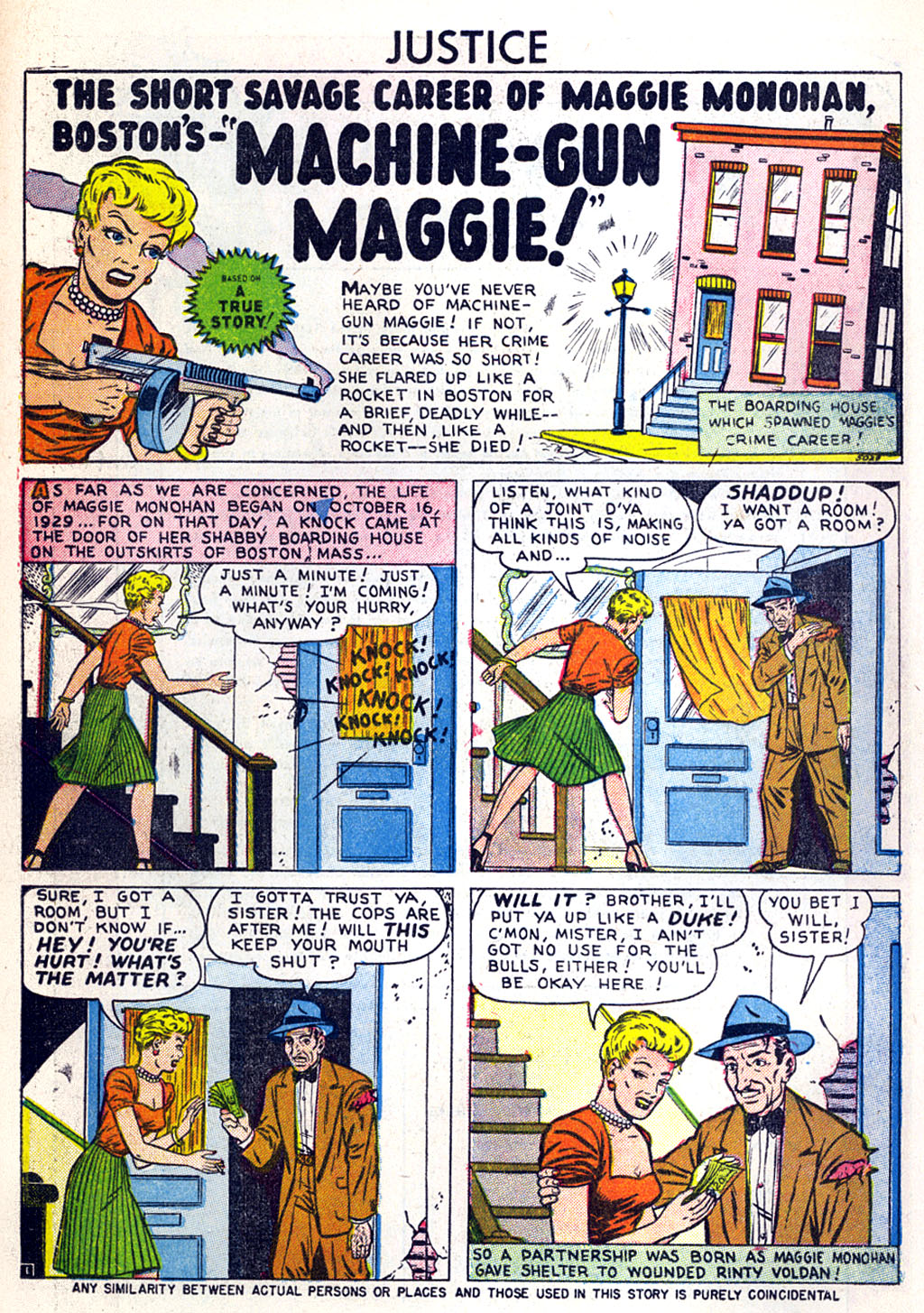 Read online Justice Comics (1948) comic -  Issue #9 - 16