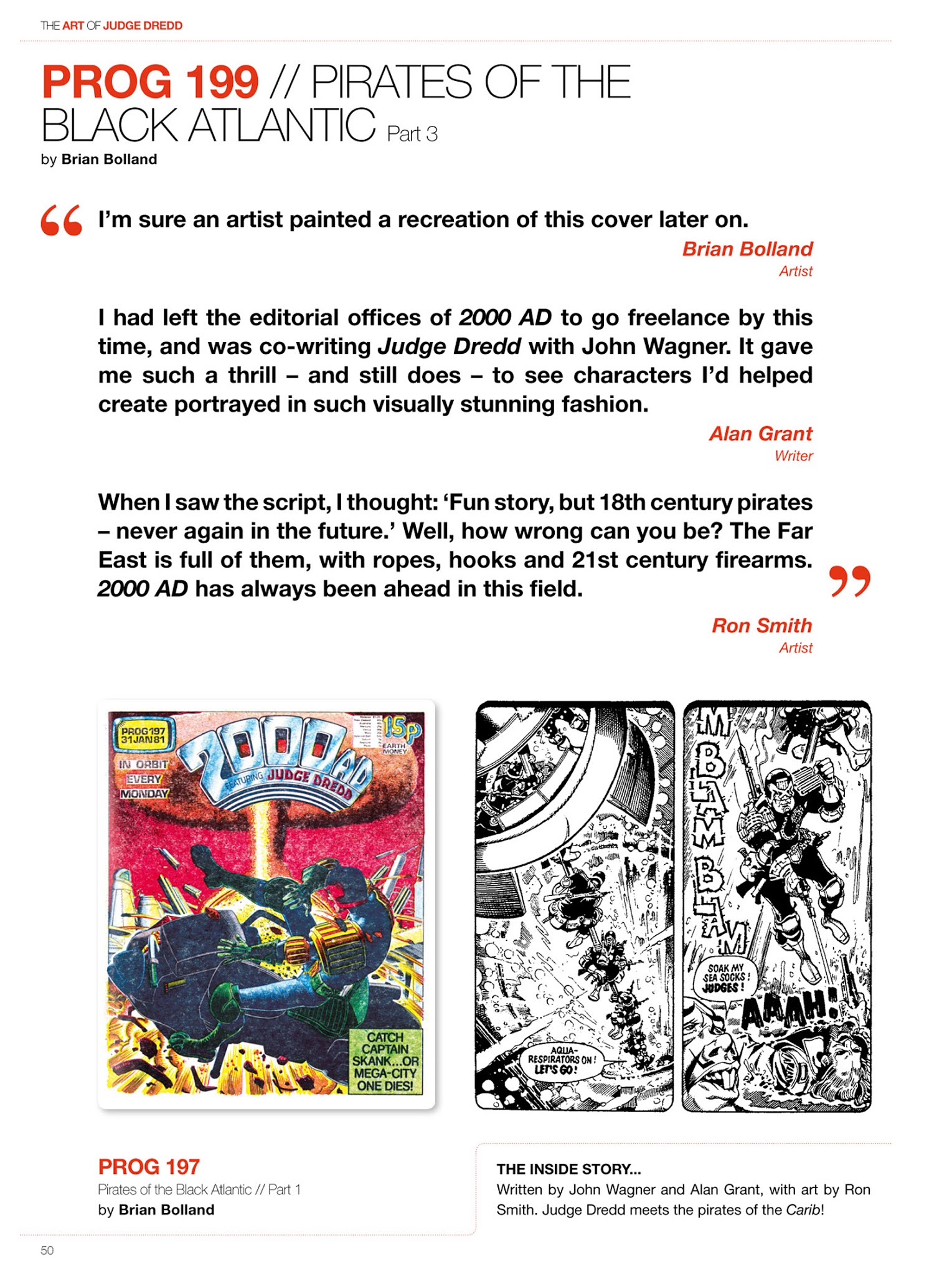 Read online The Art of Judge Dredd: Featuring 35 Years of Zarjaz Covers comic -  Issue # TPB (Part 1) - 50