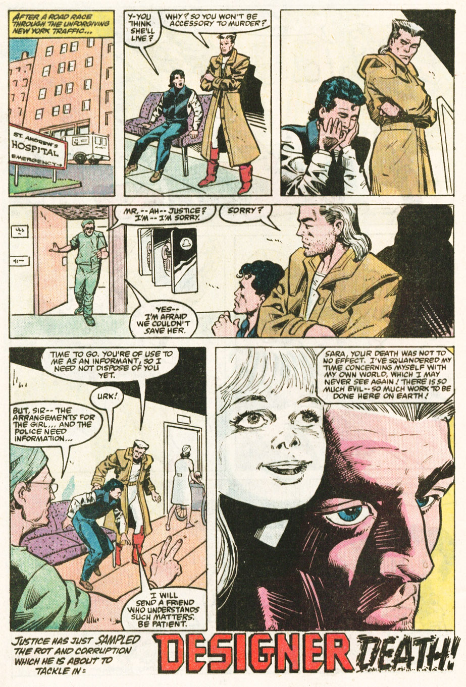 Read online Justice (1986) comic -  Issue #6 - 23