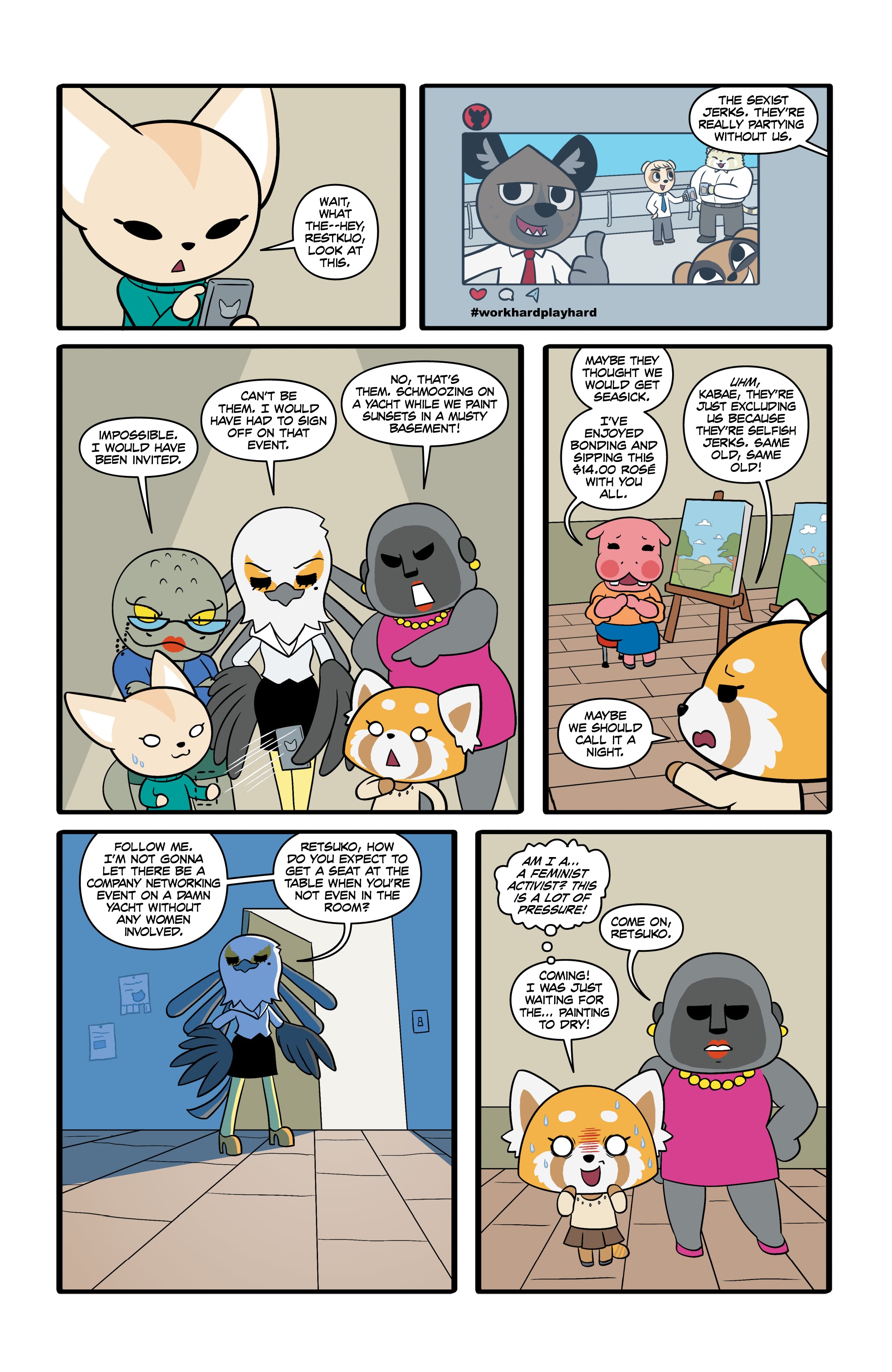Read online Aggretsuko: Meet Her World comic -  Issue #2 - 12