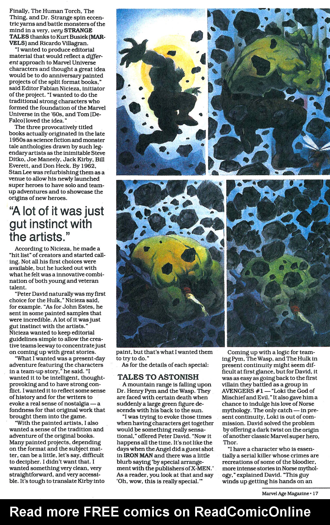 Read online Marvel Age comic -  Issue #135 - 17