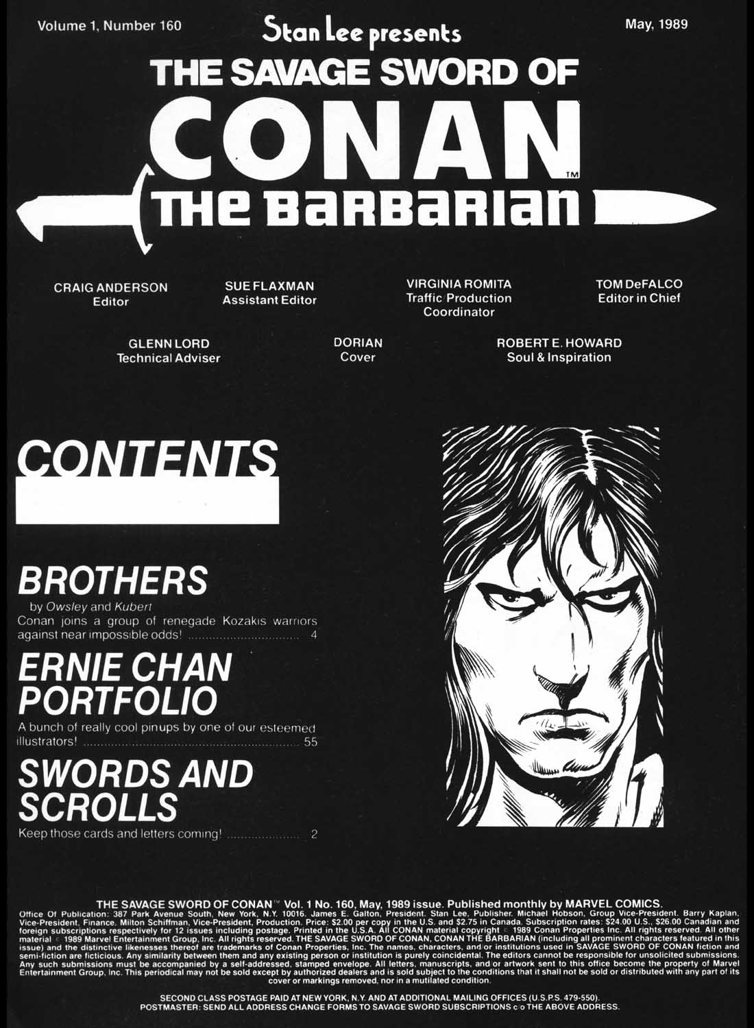 The Savage Sword Of Conan issue 160 - Page 3