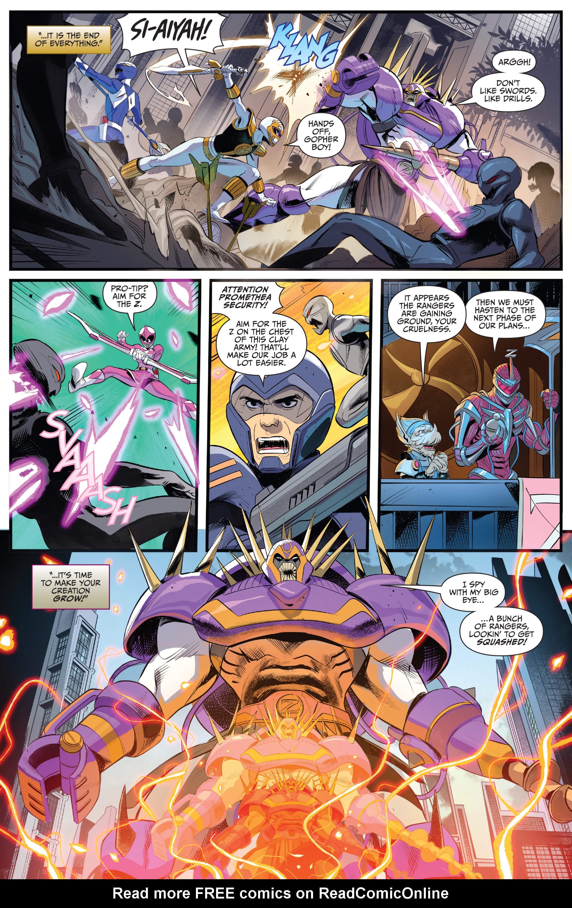 Read online Saban's Go Go Power Rangers comic -  Issue #30 - 18