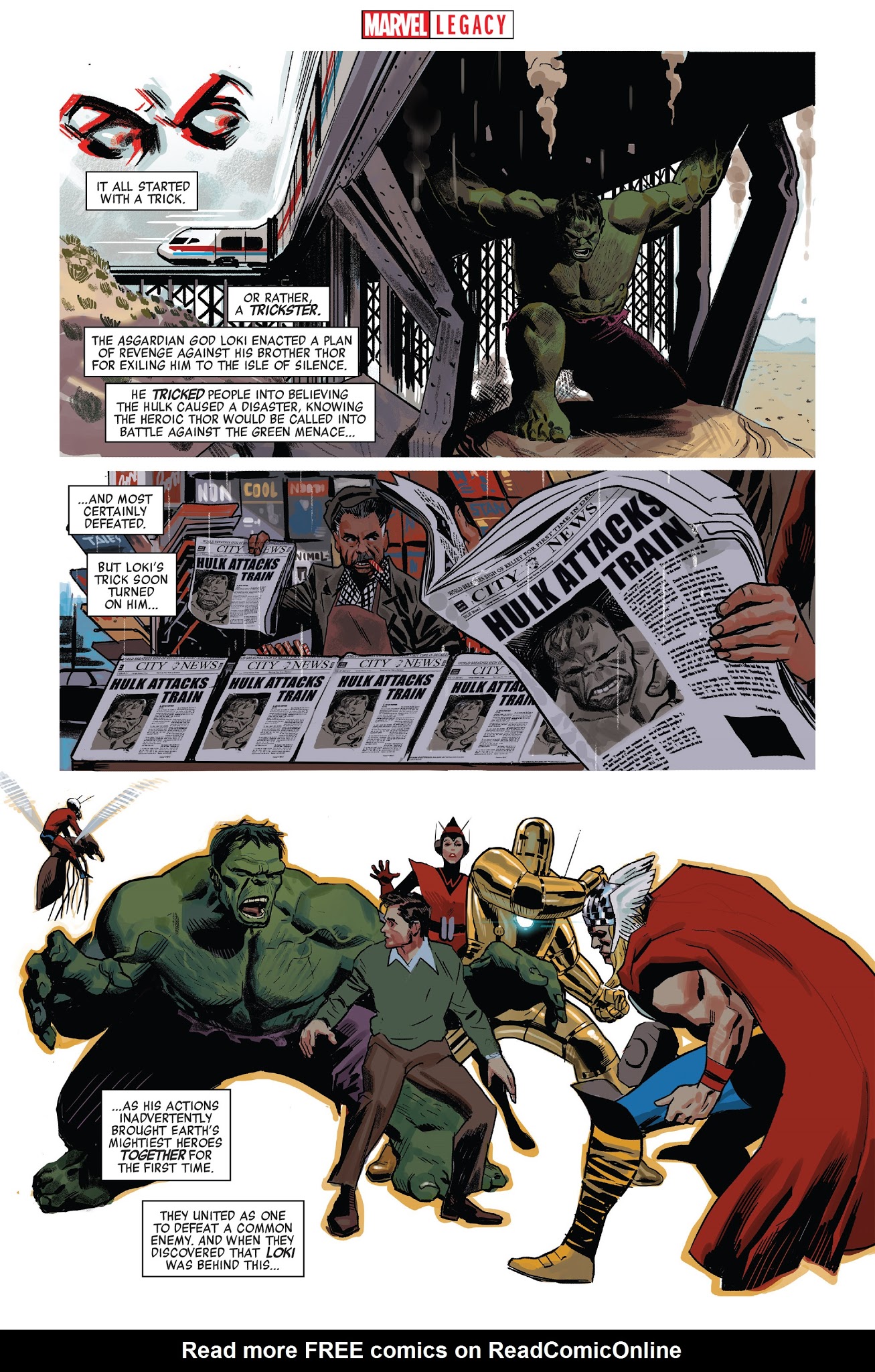 Read online Avengers - Marvel Legacy Primer Pages comic -  Issue # Full - 2