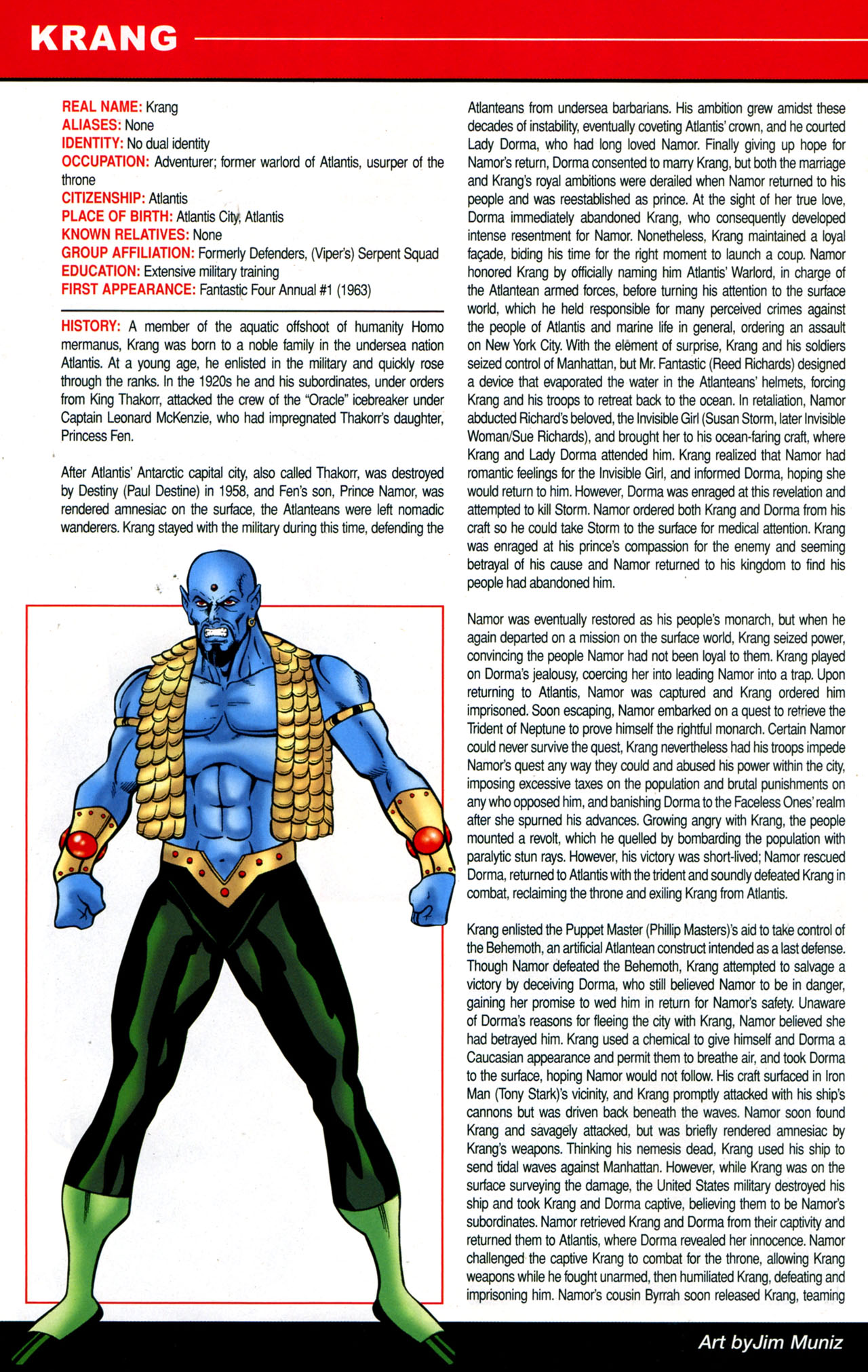 Read online Official Handbook of the Marvel Universe A To Z Update comic -  Issue #1 - 28