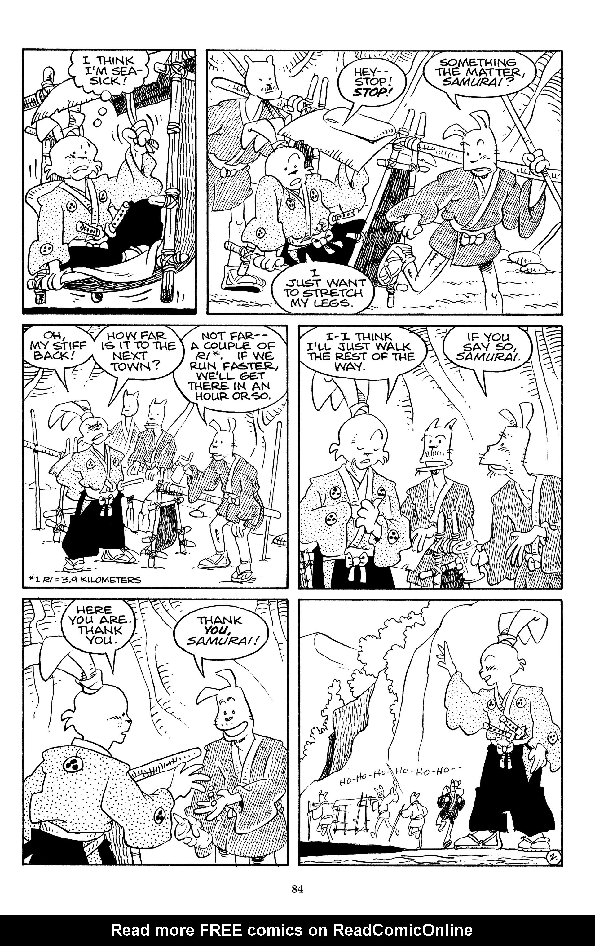 Read online The Usagi Yojimbo Saga (2021) comic -  Issue # TPB 4 (Part 1) - 83