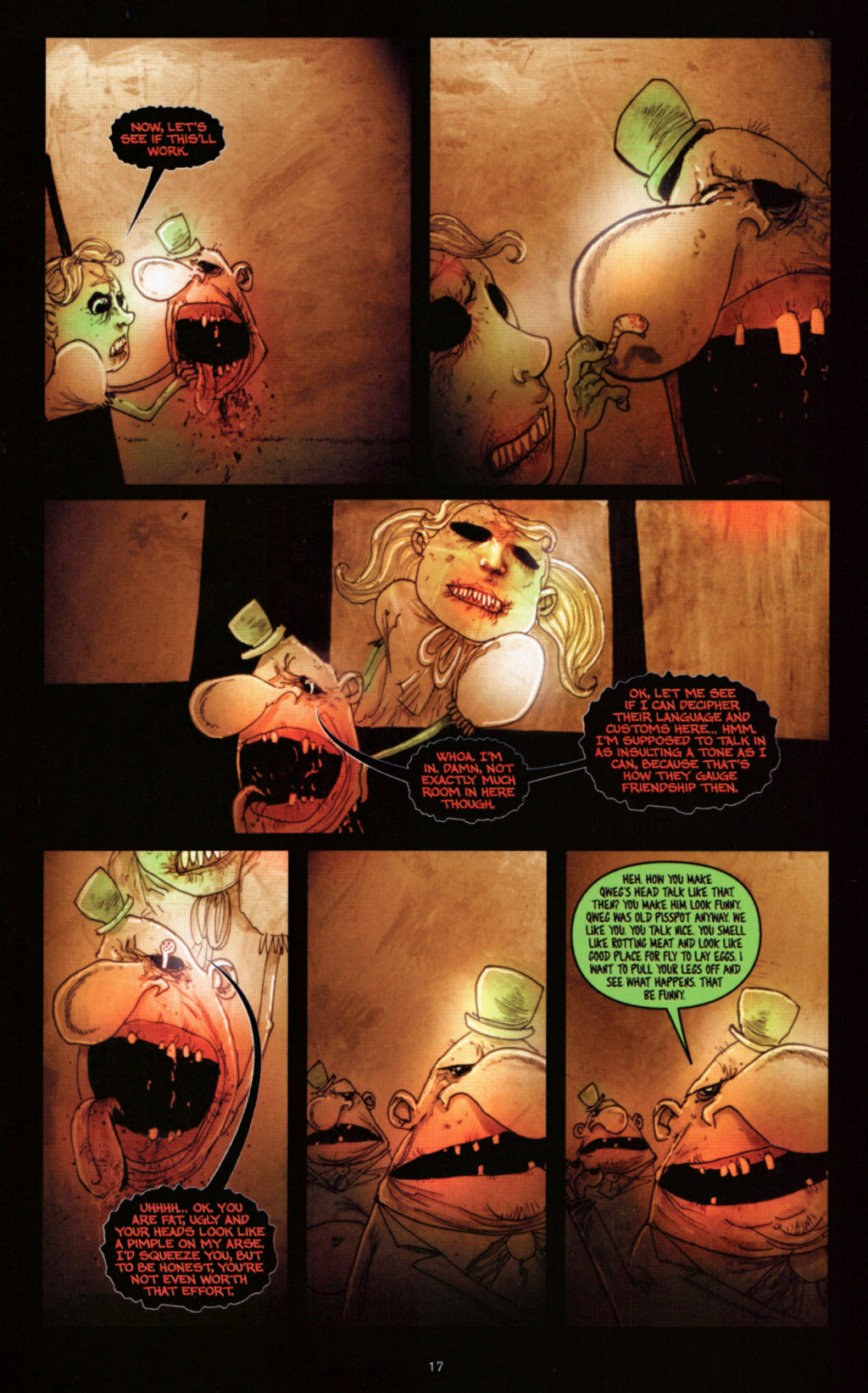 Read online Wormwood: Gentleman Corpse comic -  Issue #6 - 18