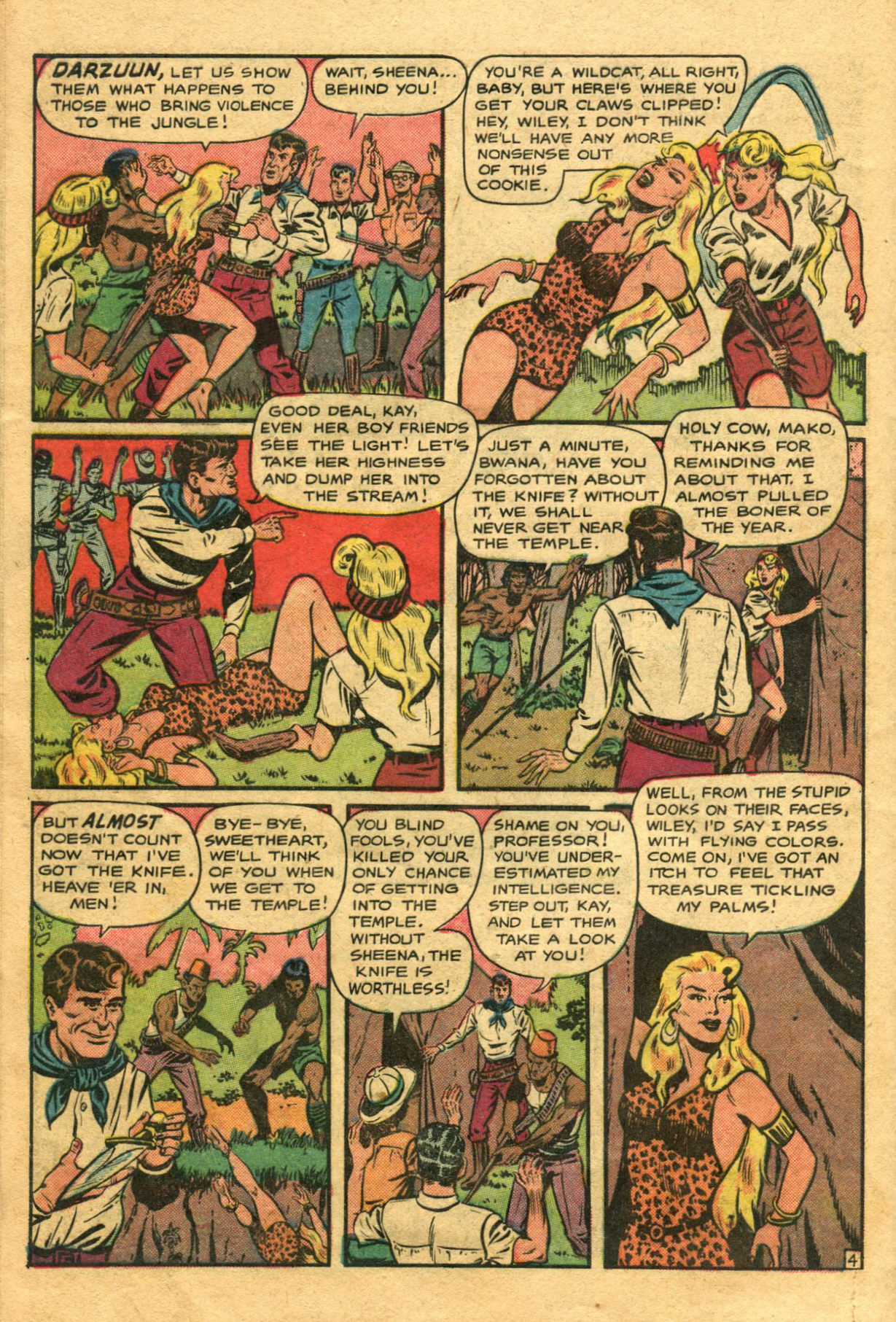 Read online Sheena, Queen of the Jungle (1942) comic -  Issue #9 - 28