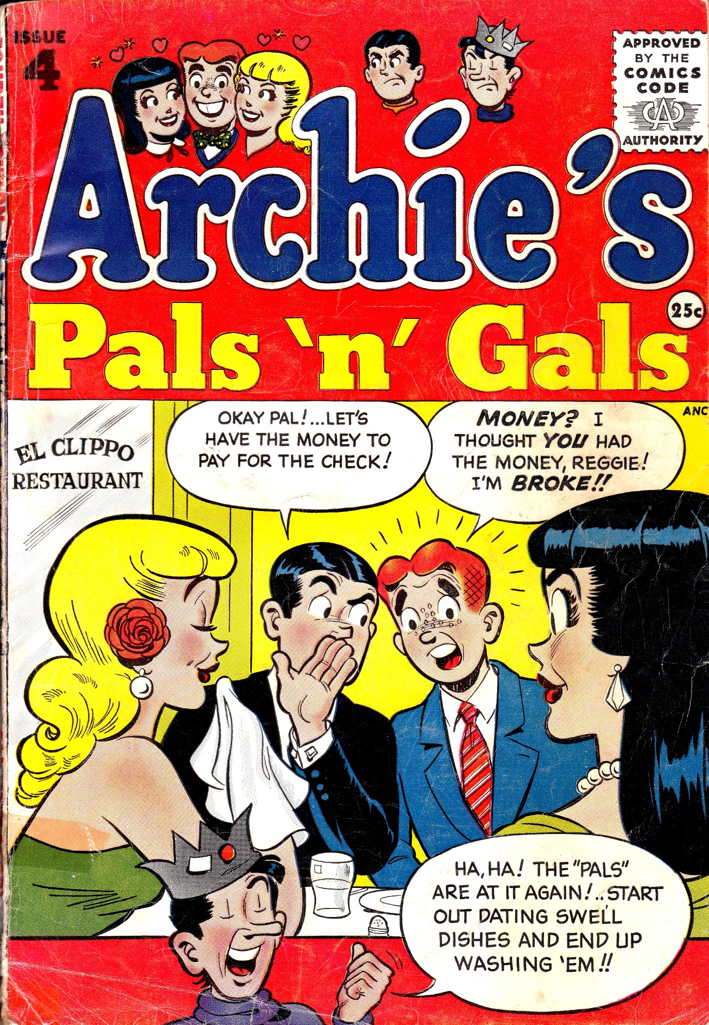 Read online Archie's Pals 'N' Gals (1952) comic -  Issue #4 - 1