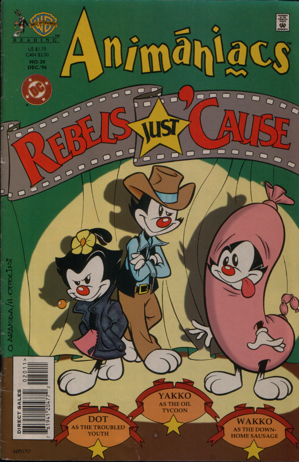 Read online Animaniacs comic -  Issue #20 - 1