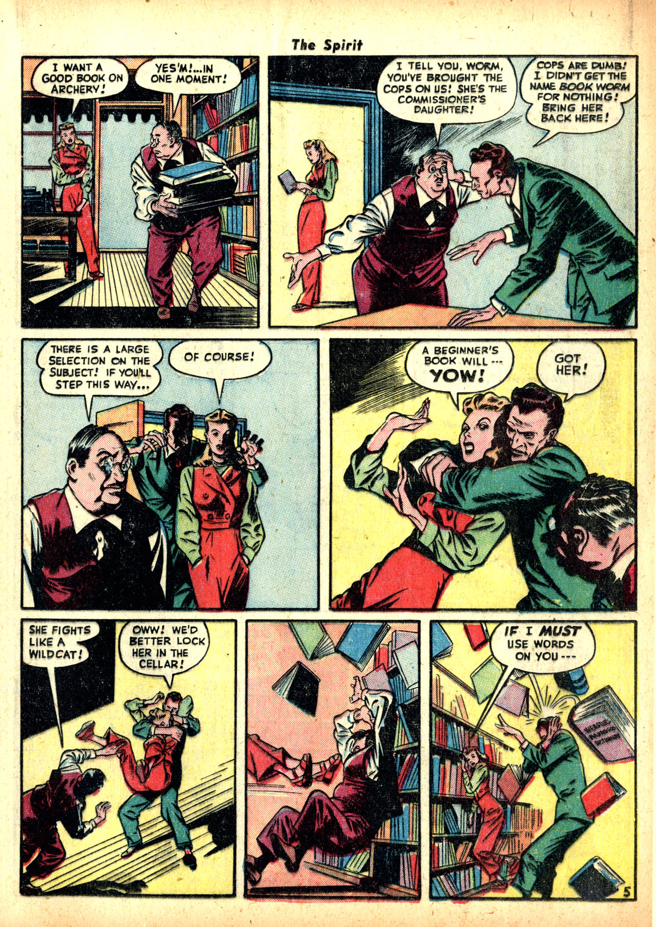 Read online The Spirit (1944) comic -  Issue #5 - 23