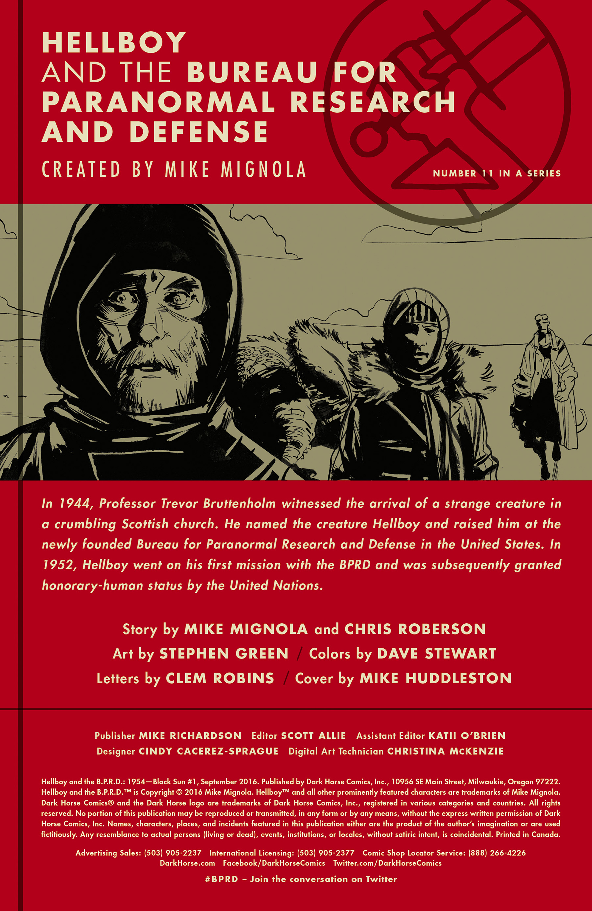 Read online Hellboy and the B.P.R.D.: 1954 -- Black Sun comic -  Issue #1 - 2