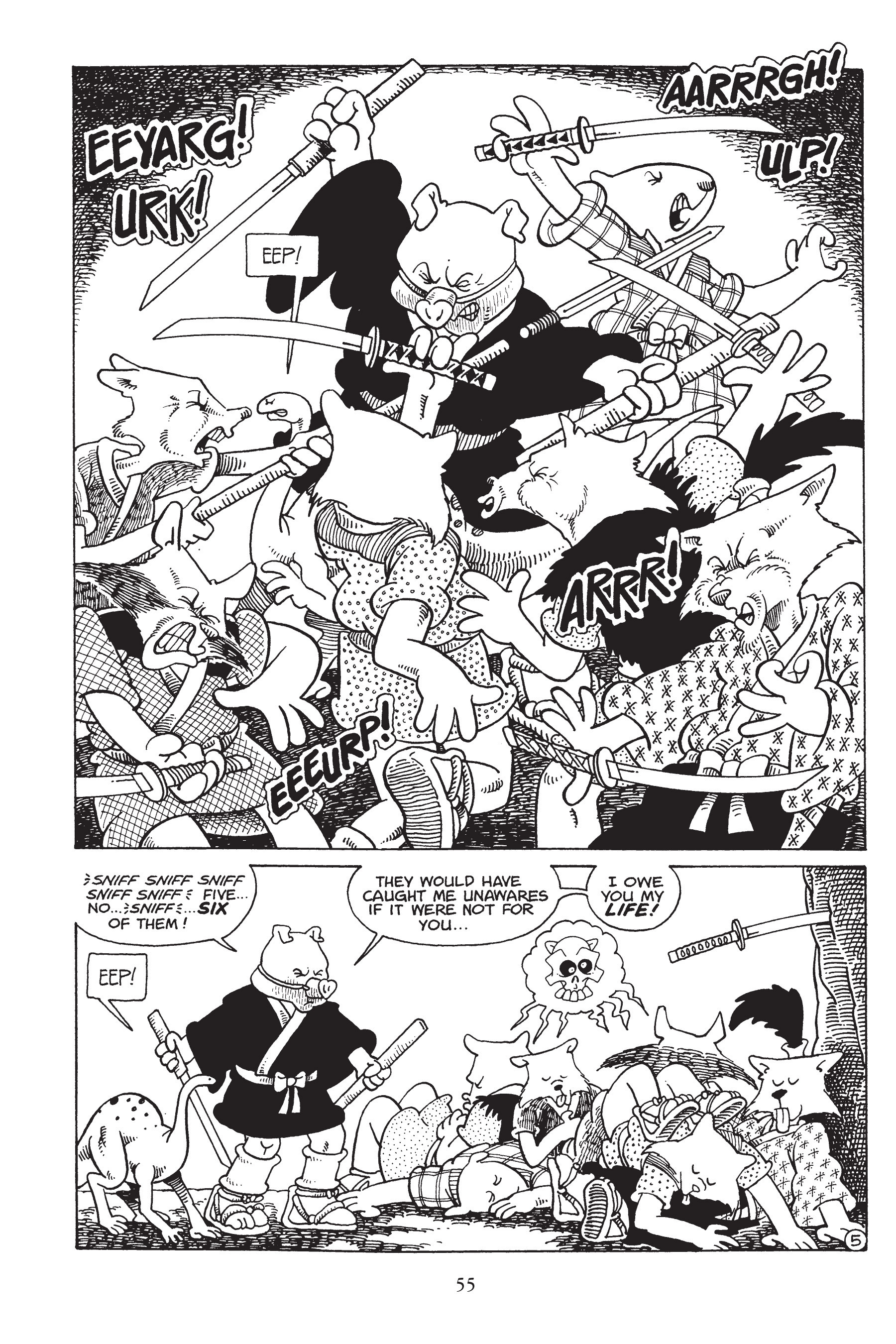 Read online Usagi Yojimbo (1987) comic -  Issue # _TPB 3 - 54