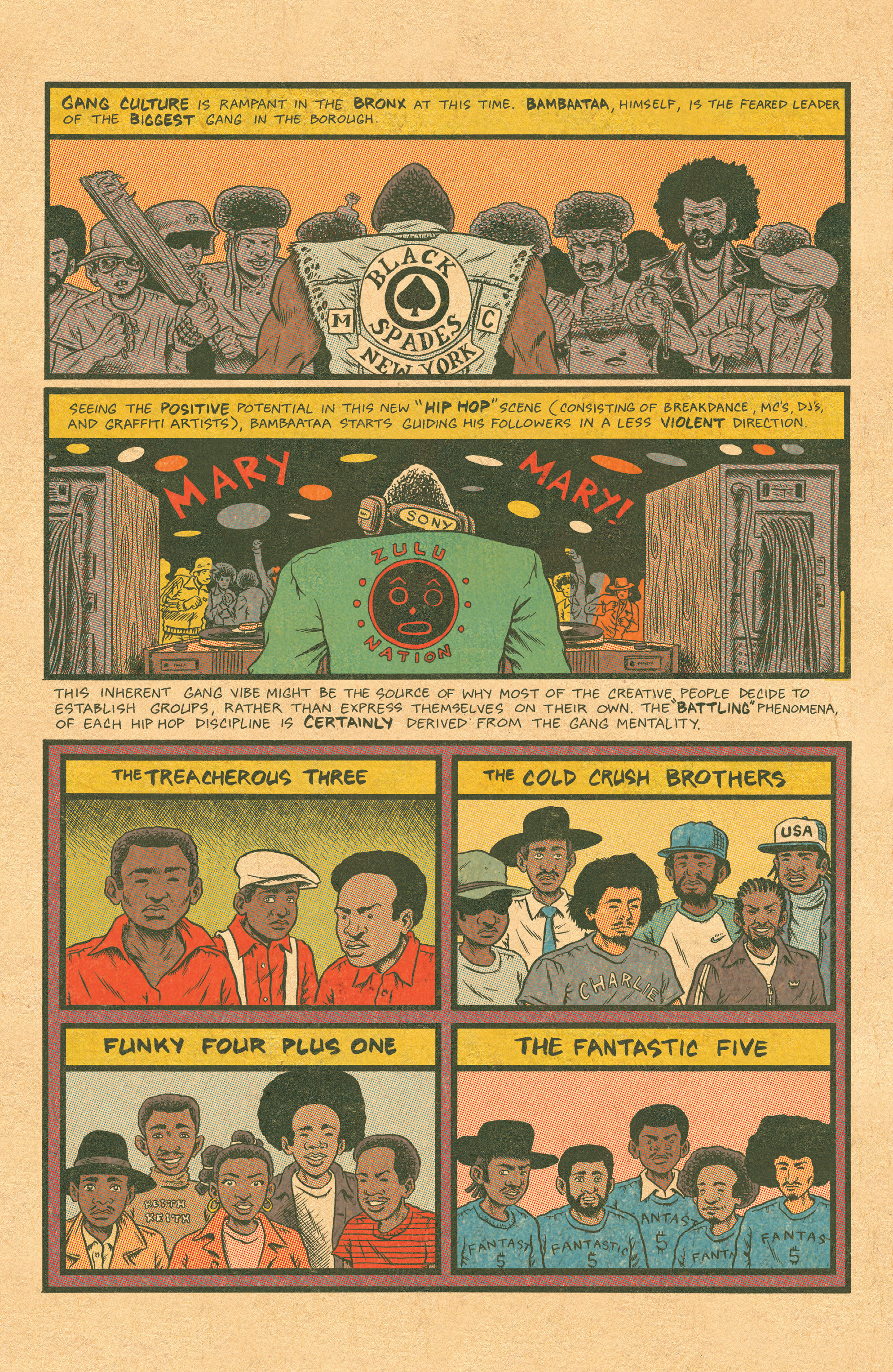 Read online Free Comic Book Day 2014 comic -  Issue # Hip Hop Family Tree Two-in-One - 7