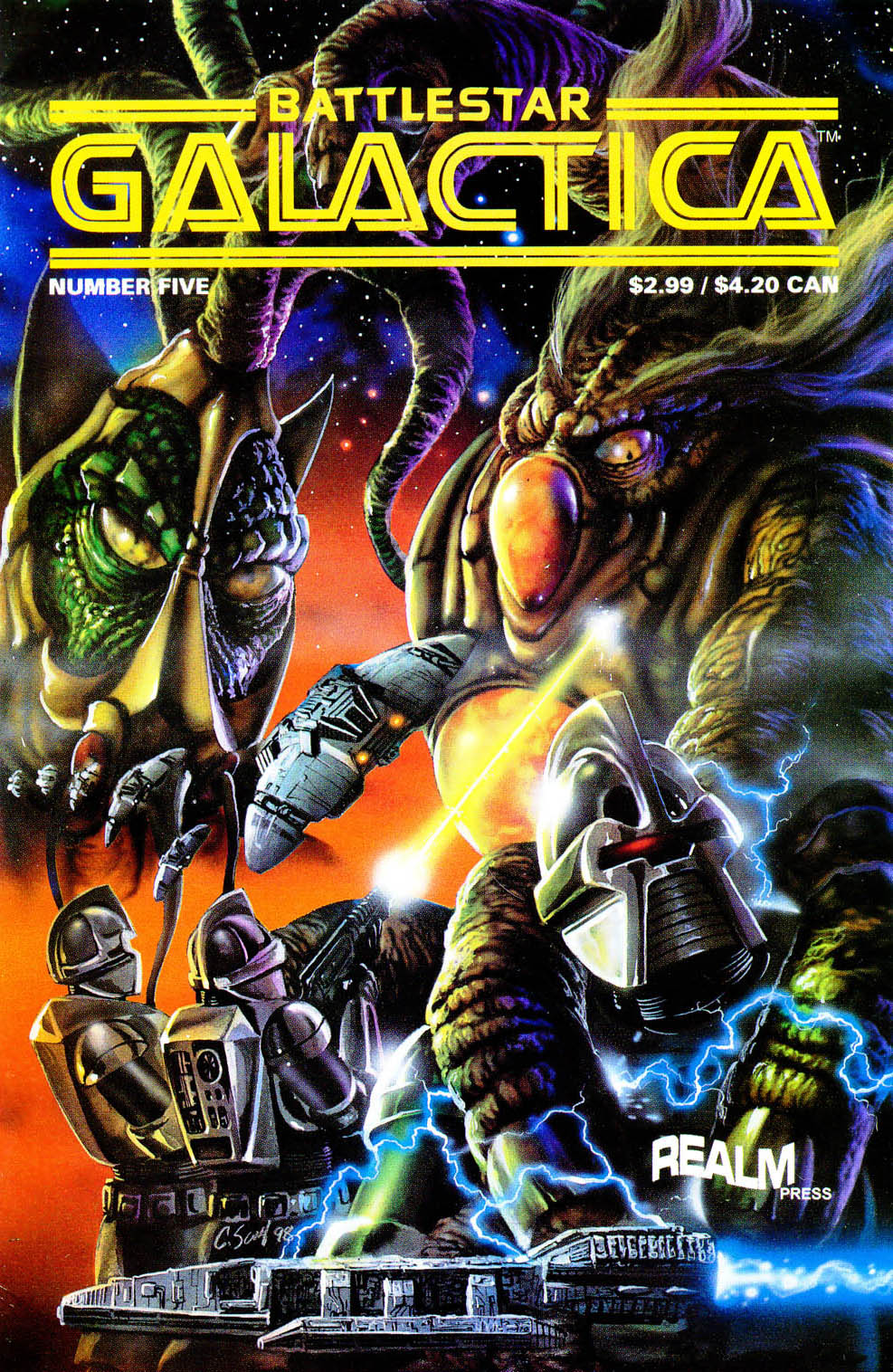 Read online Battlestar Galactica (1997) comic -  Issue #5 - 1