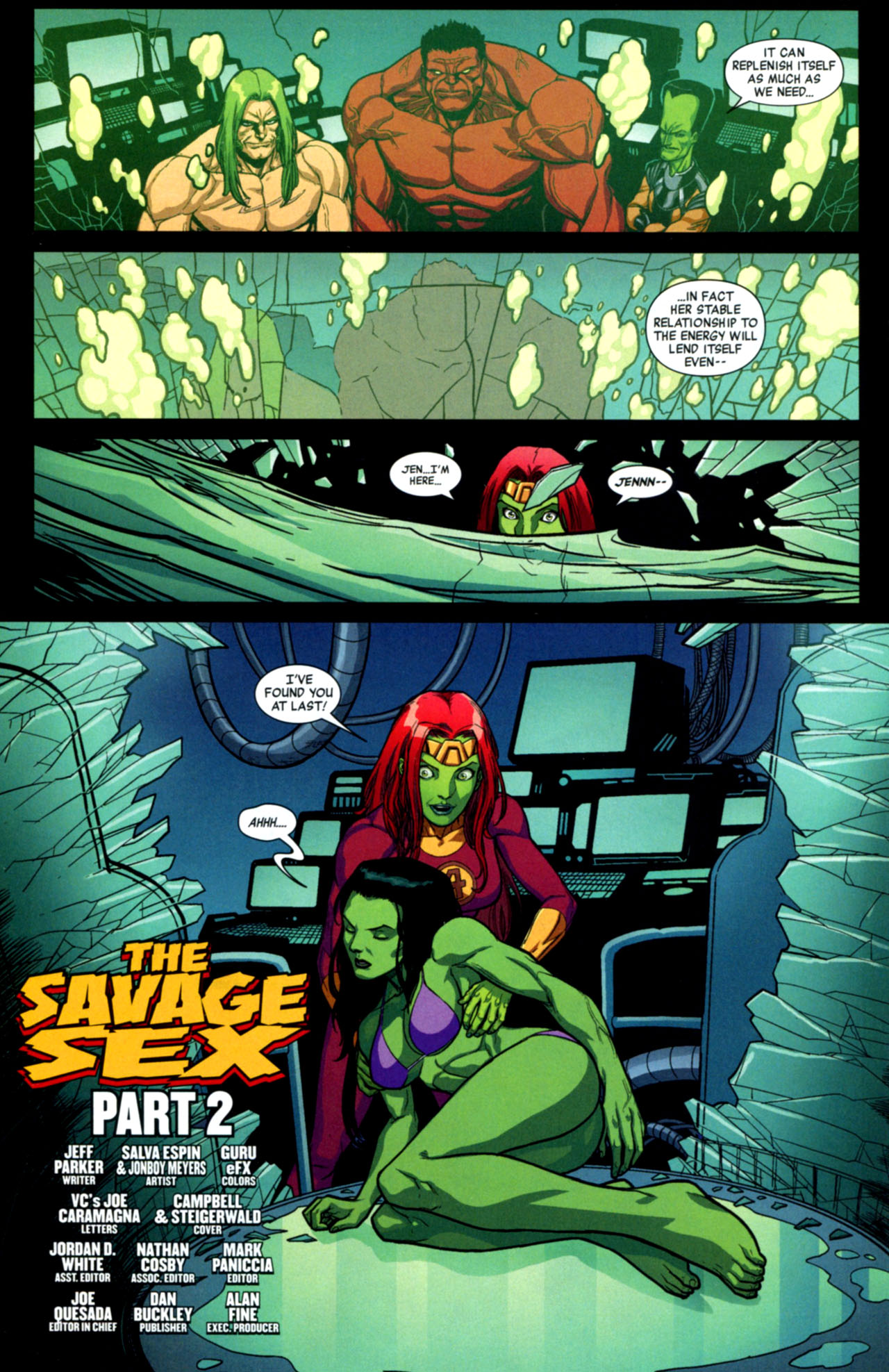 Read online Fall of the Hulks: The Savage She-Hulks comic -  Issue #2 - 7