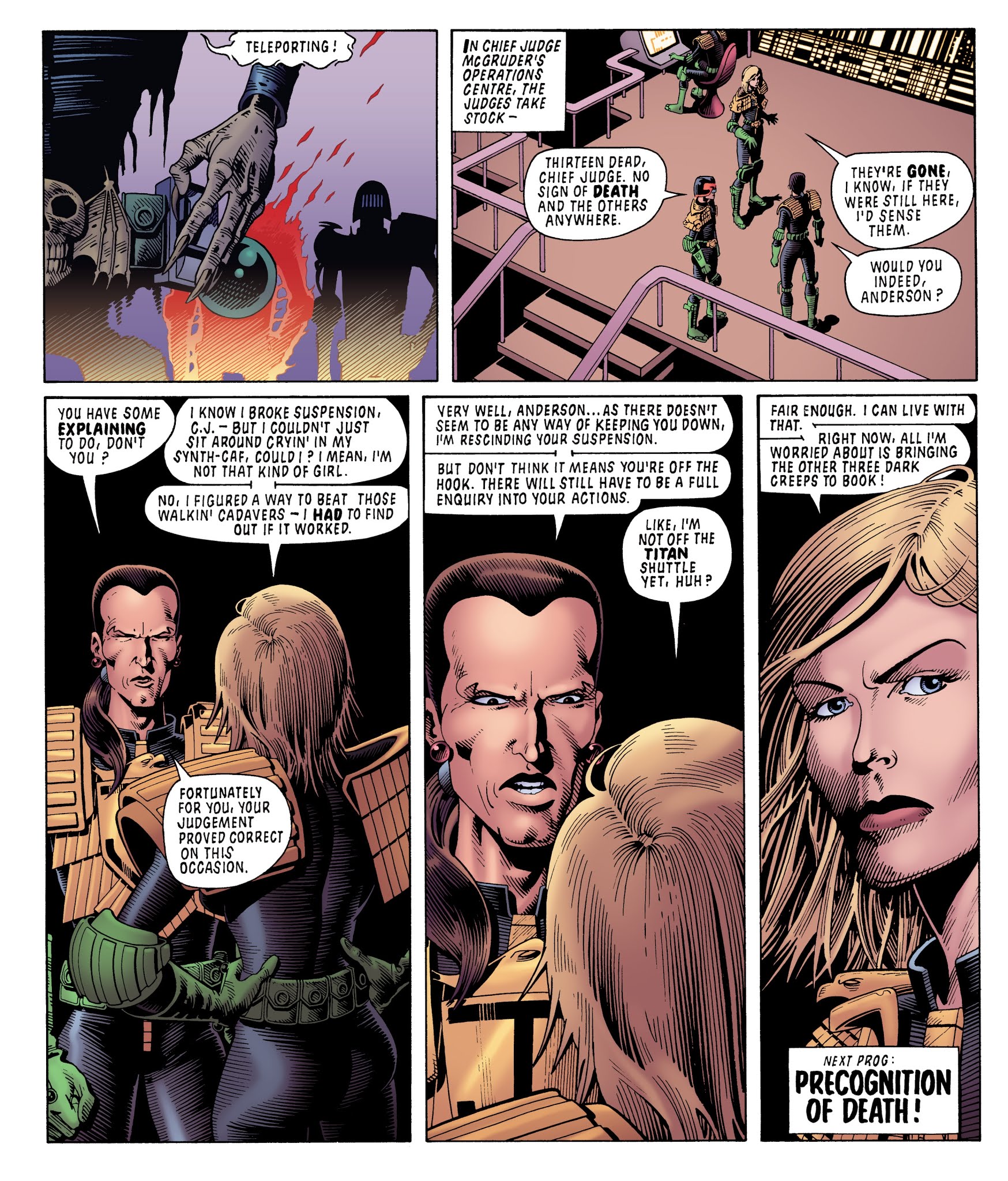 Read online Judge Dredd Classics: The Dark Judges comic -  Issue # TPB - 96