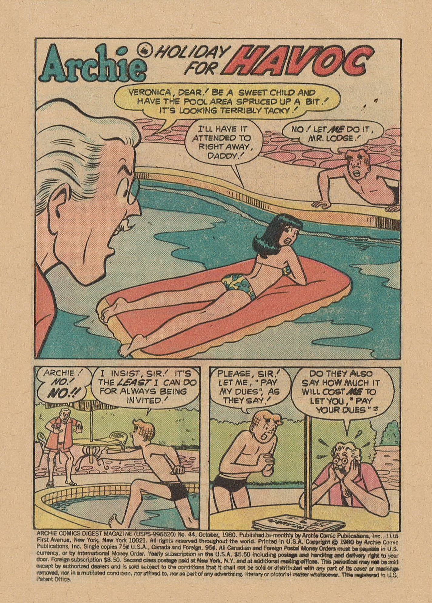 Read online Archie Digest Magazine comic -  Issue #44 - 3