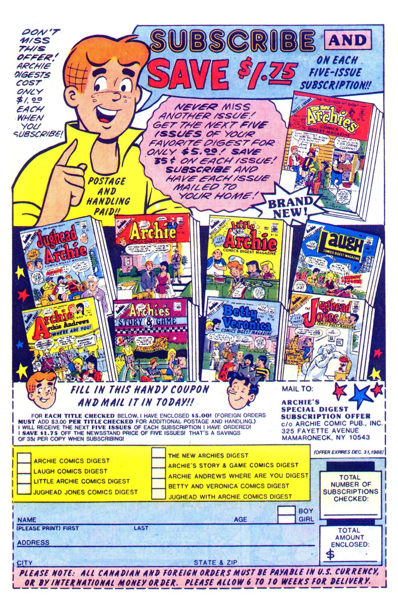 Read online Archie Giant Series Magazine comic -  Issue #584 - 26