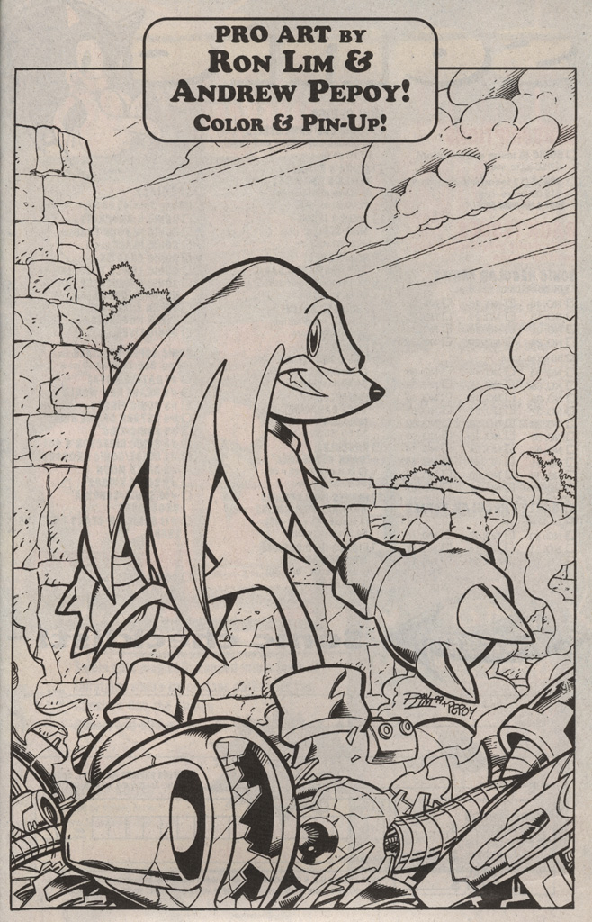 Read online Knuckles the Echidna comic -  Issue #32 - 33