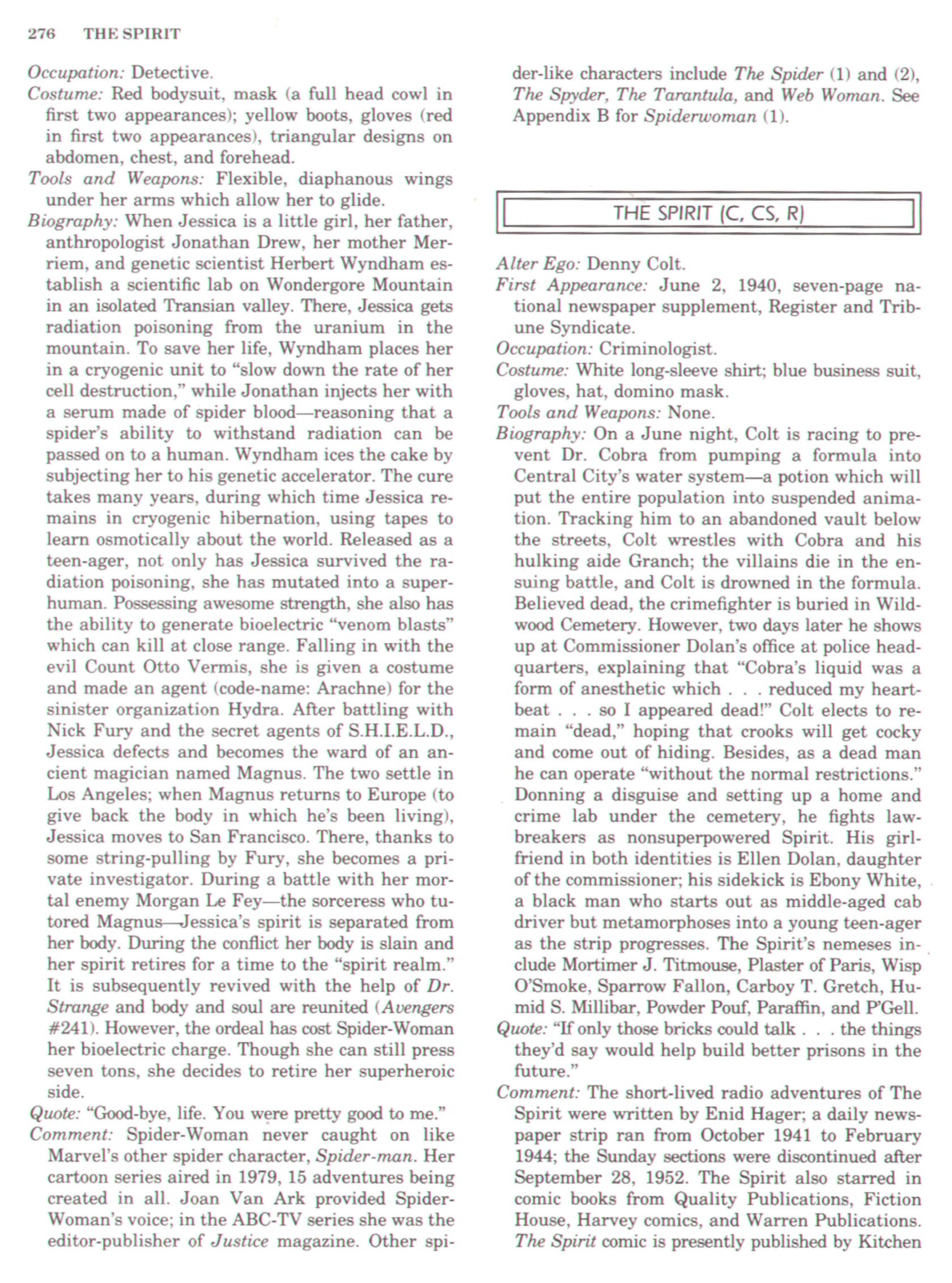 Read online The Encyclopedia of Superheroes comic -  Issue # TPB (Part 4) - 11