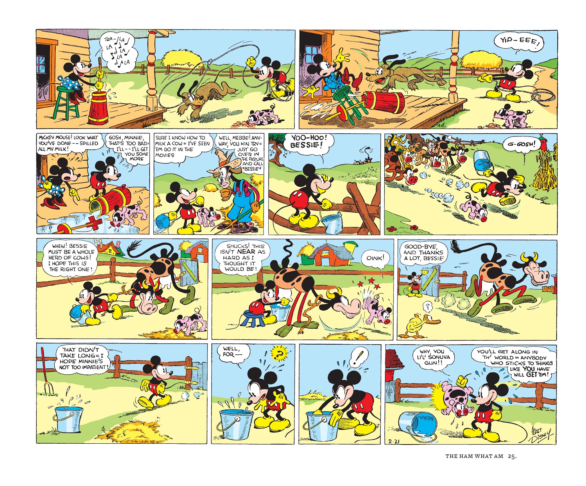 Read online Walt Disney's Mickey Mouse Color Sundays comic -  Issue # TPB 1 (Part 1) - 25