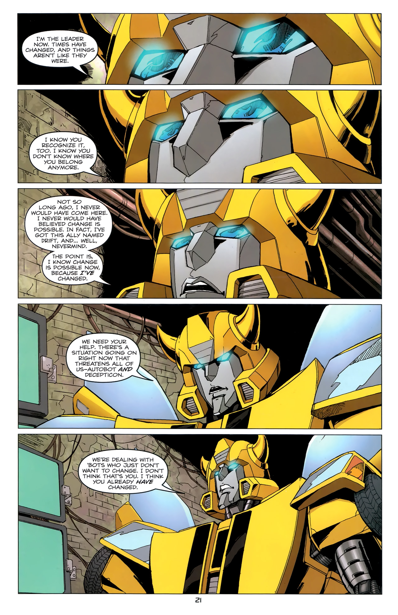 Read online The Transformers (2009) comic -  Issue #10 - 22