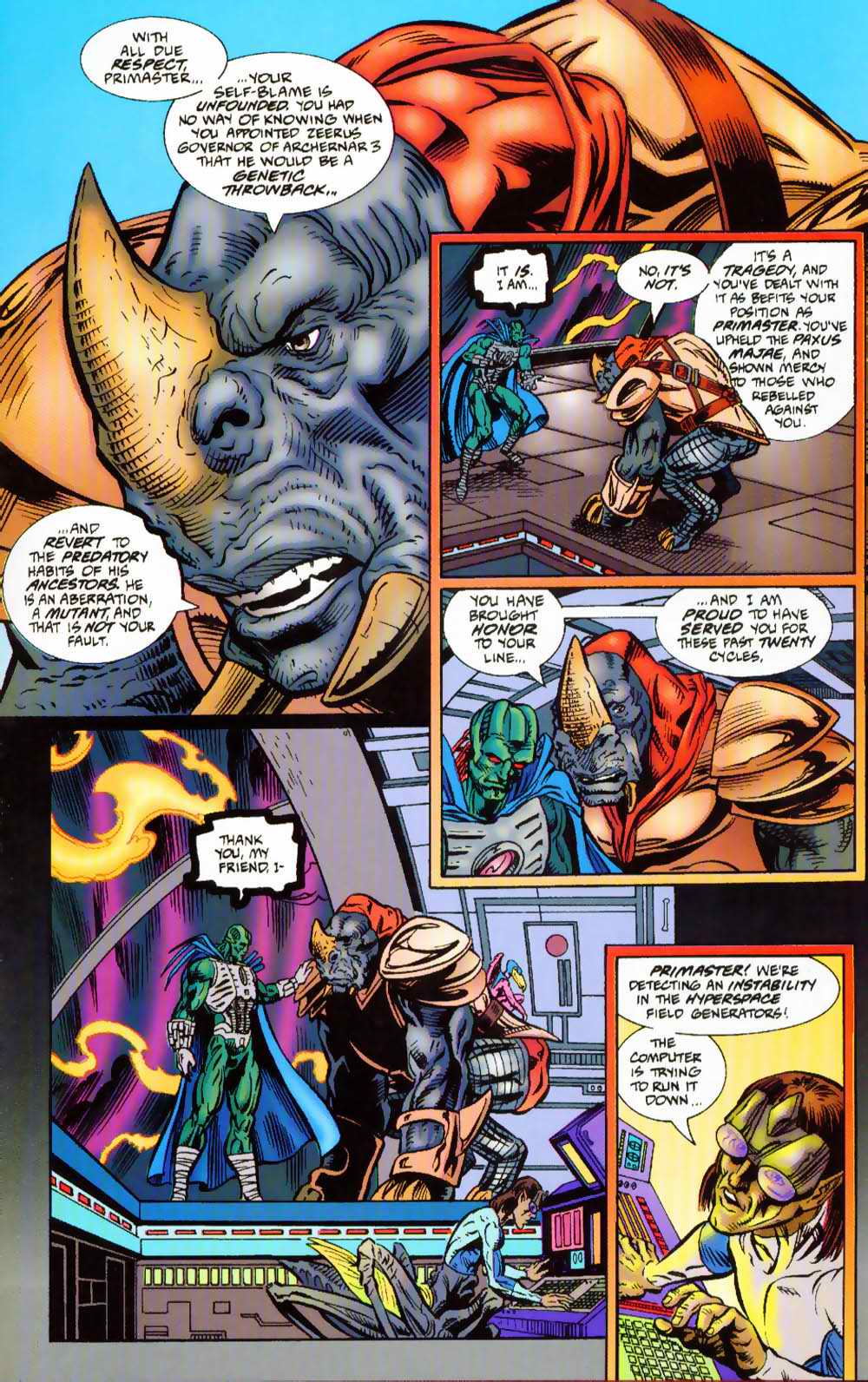Read online Leonard Nimoy's Primortals (1995) comic -  Issue #6 - 8