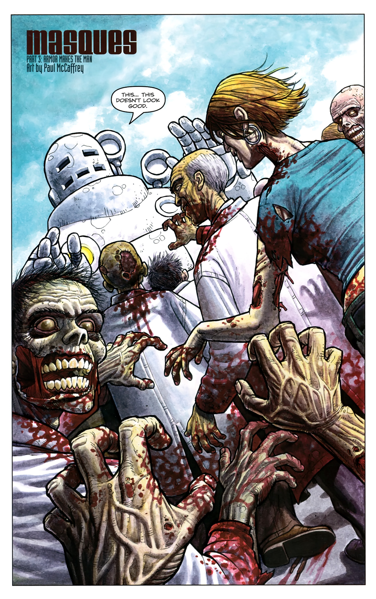 Read online Zombies vs. Robots Aventure comic -  Issue #3 - 8