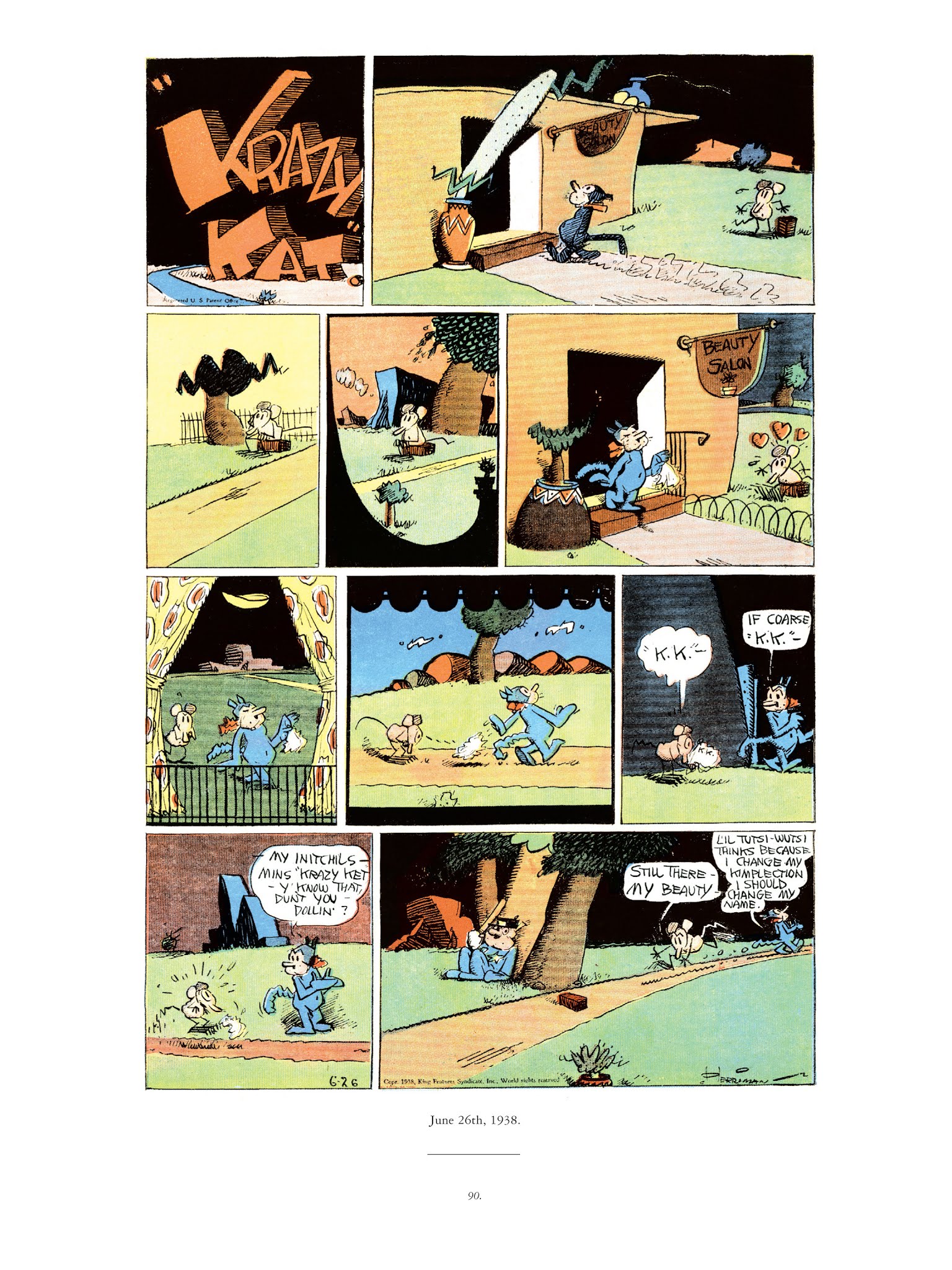 Read online Krazy & Ignatz comic -  Issue # TPB 10 - 88