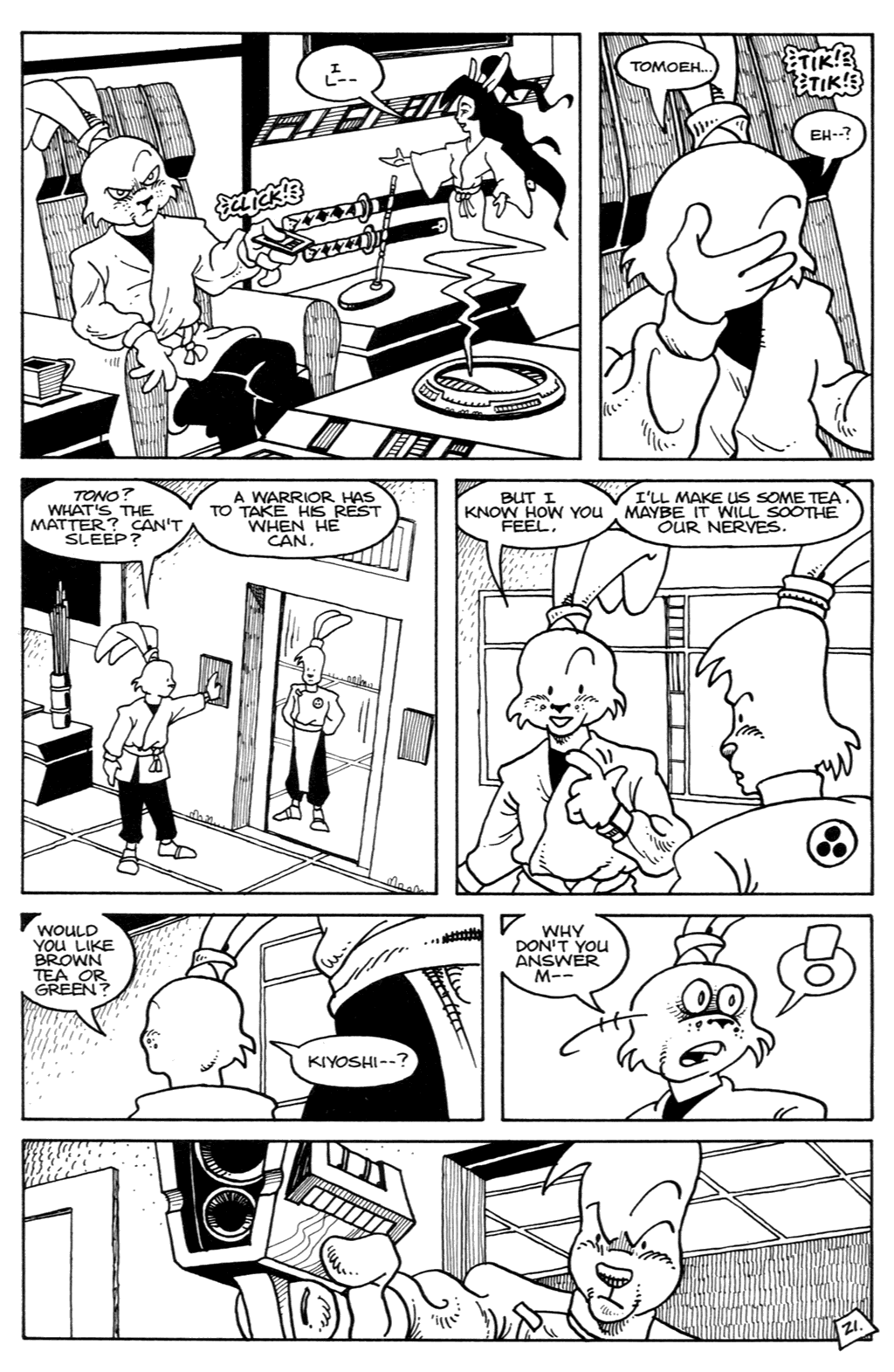 Read online Space Usagi comic -  Issue #1 - 22