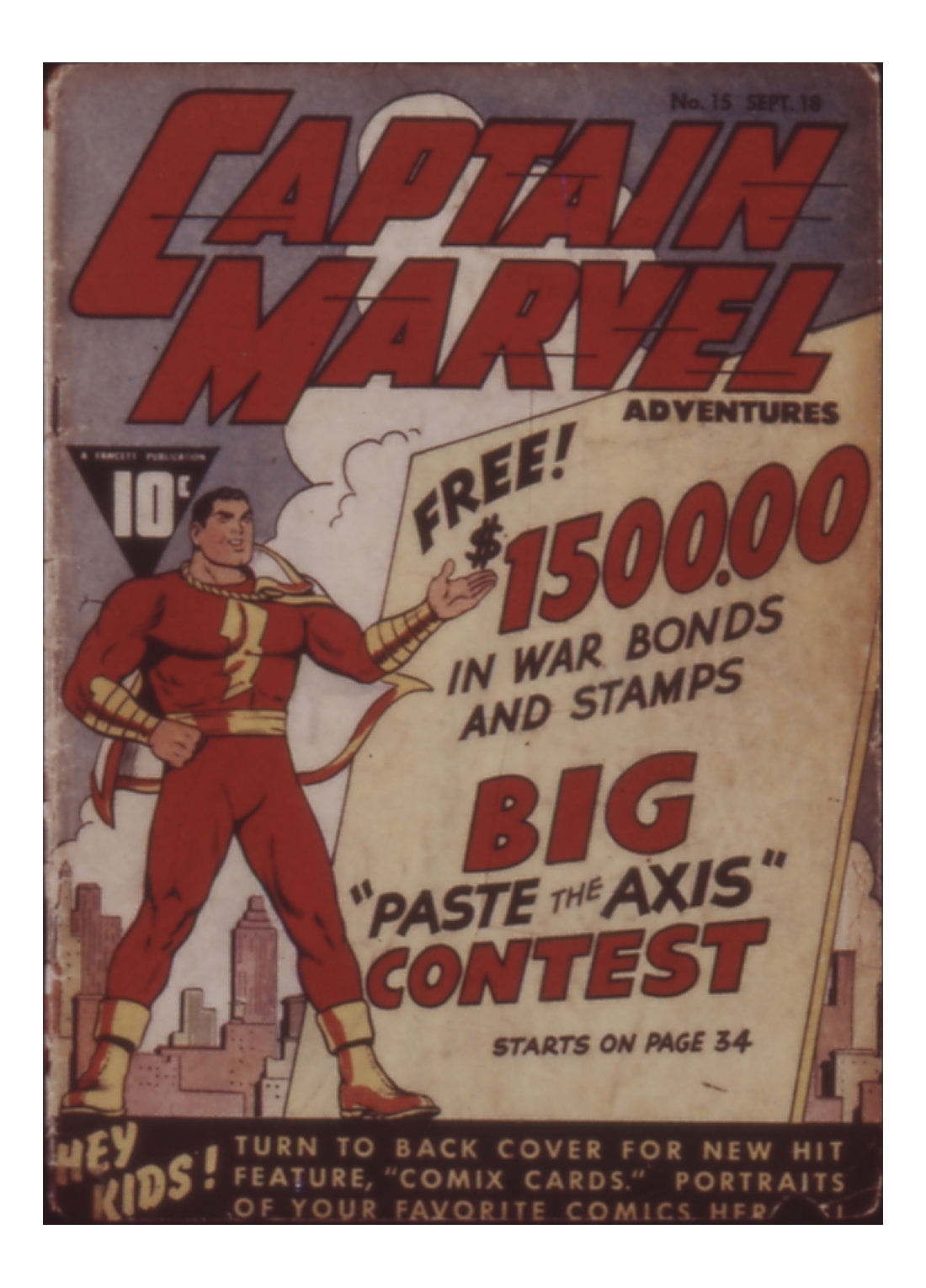 Read online Captain Marvel Adventures comic -  Issue #15 - 1