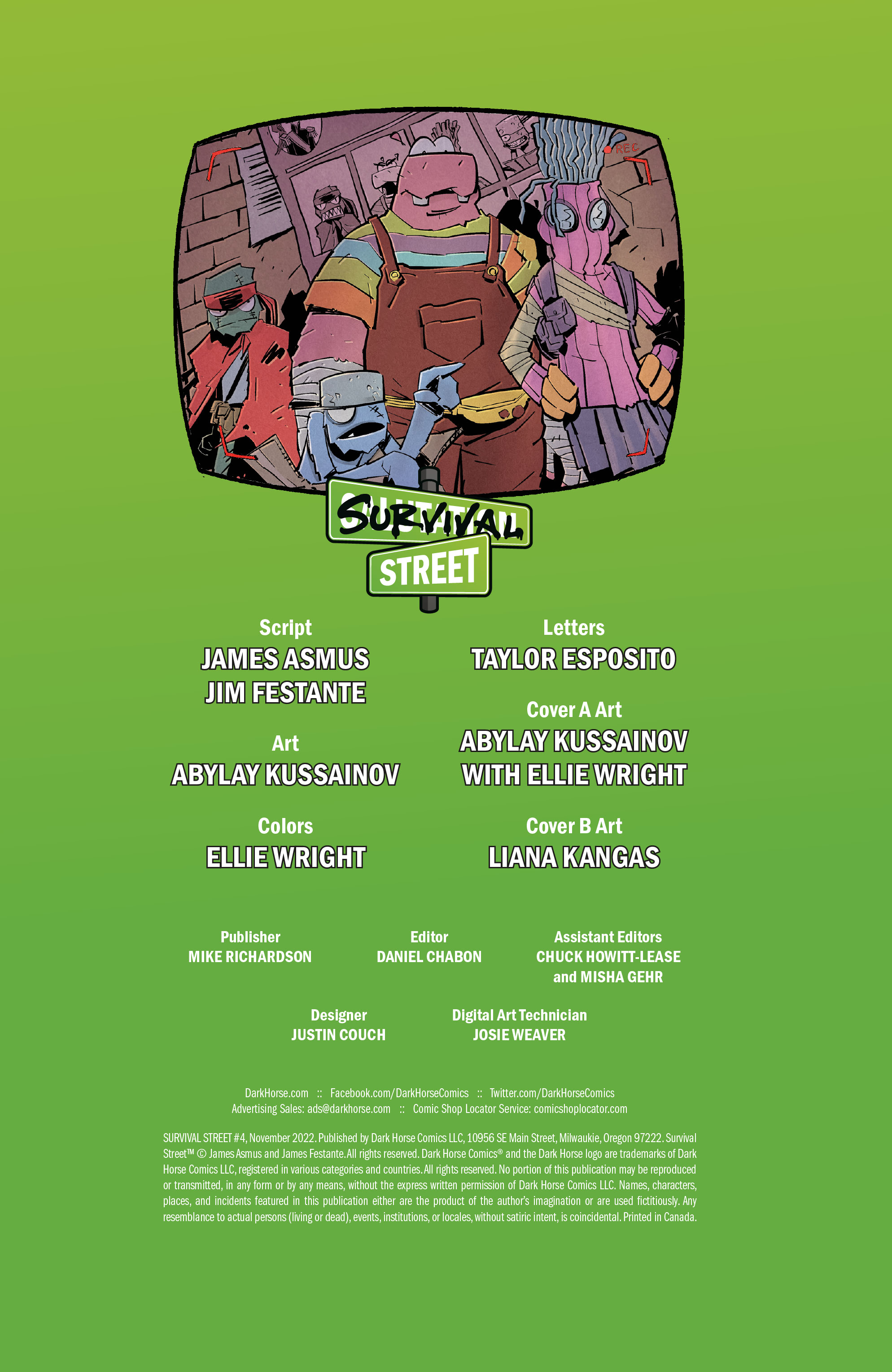 Read online Survival Street comic -  Issue #4 - 2